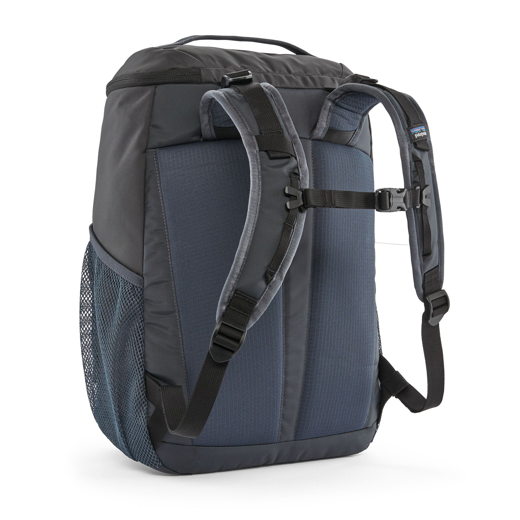 Patagonia Kids' Refugito Daypack 18L in Ink Black — back view