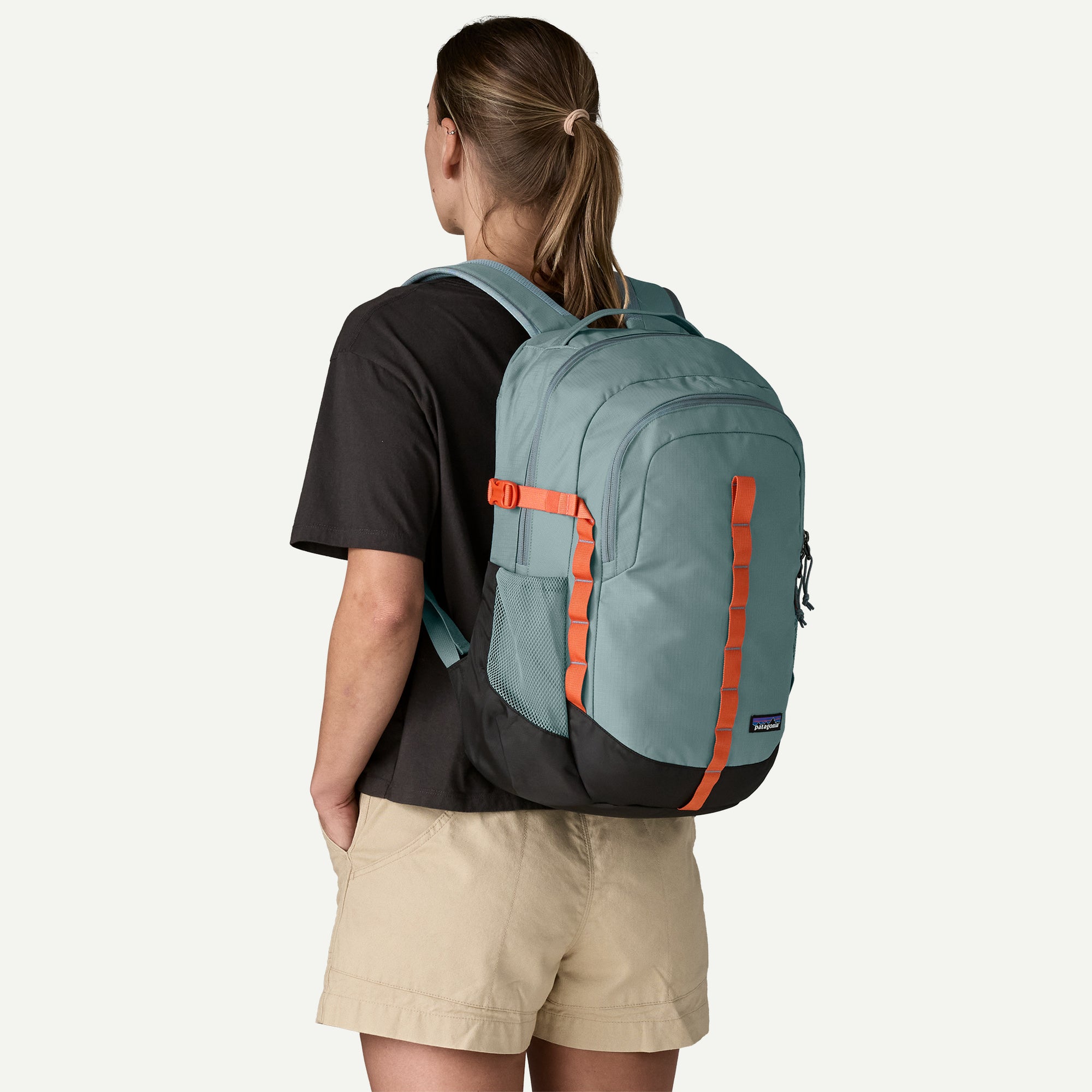 Patagonia Refugio Daypack 26L in Blue Sage — angle view 1