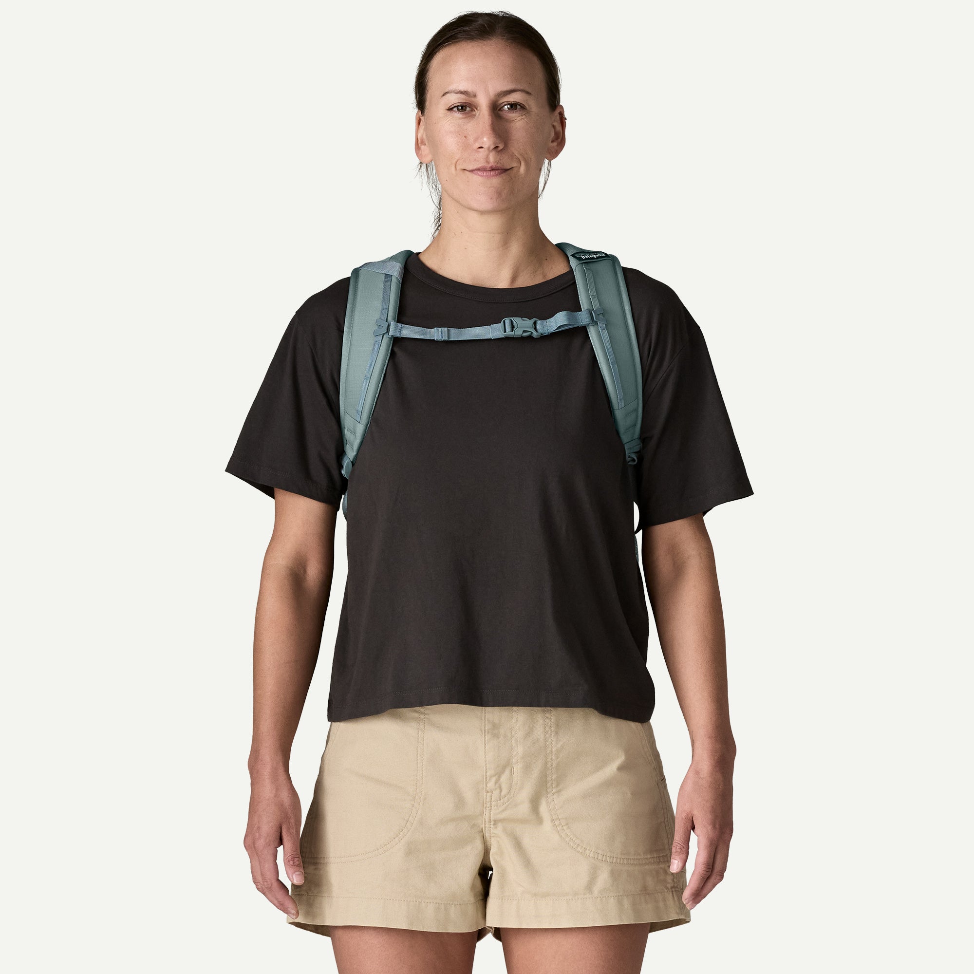 Patagonia Refugio Daypack 26L in Blue Sage — angle view 2