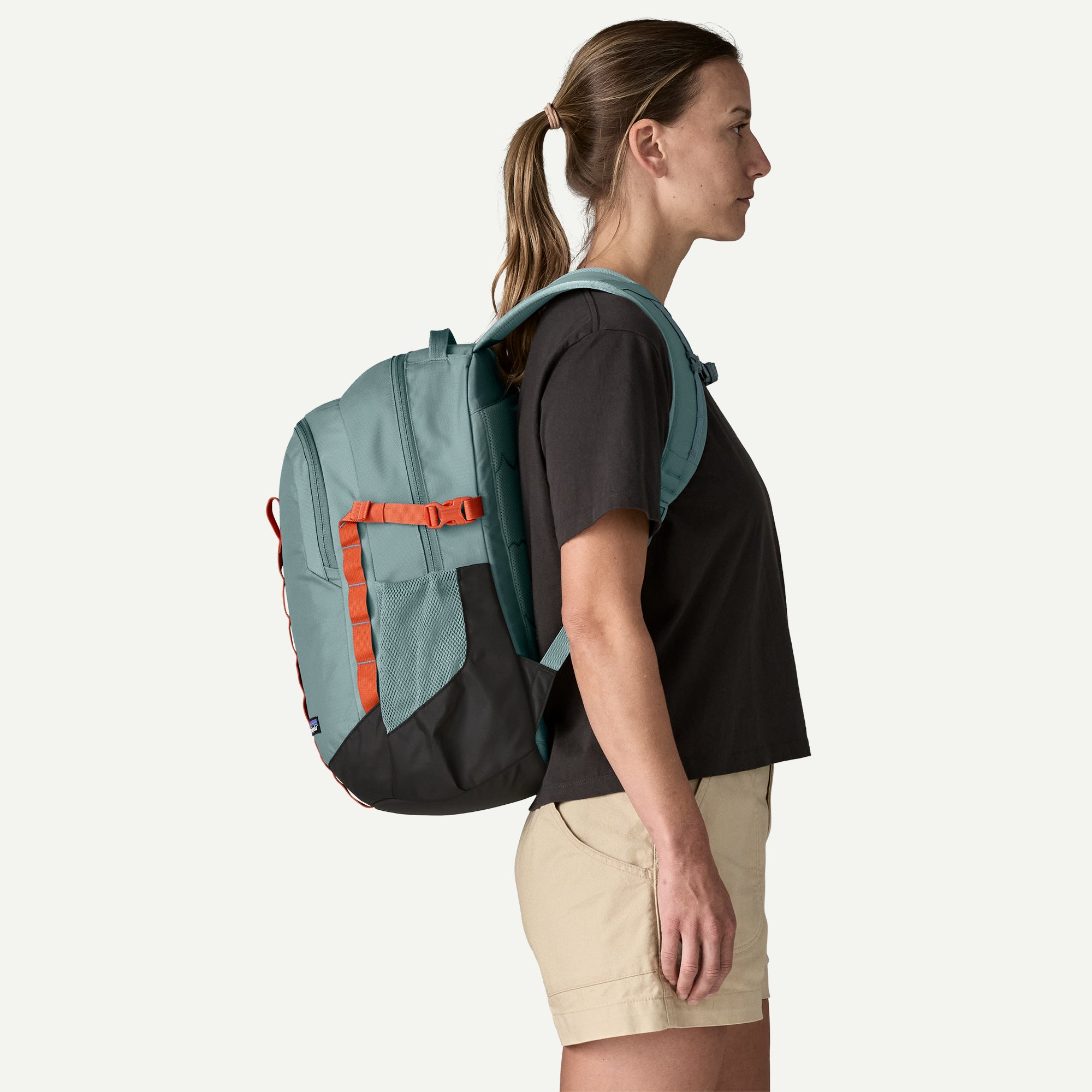 Patagonia Refugio Daypack 26L in Blue Sage — angle view 4