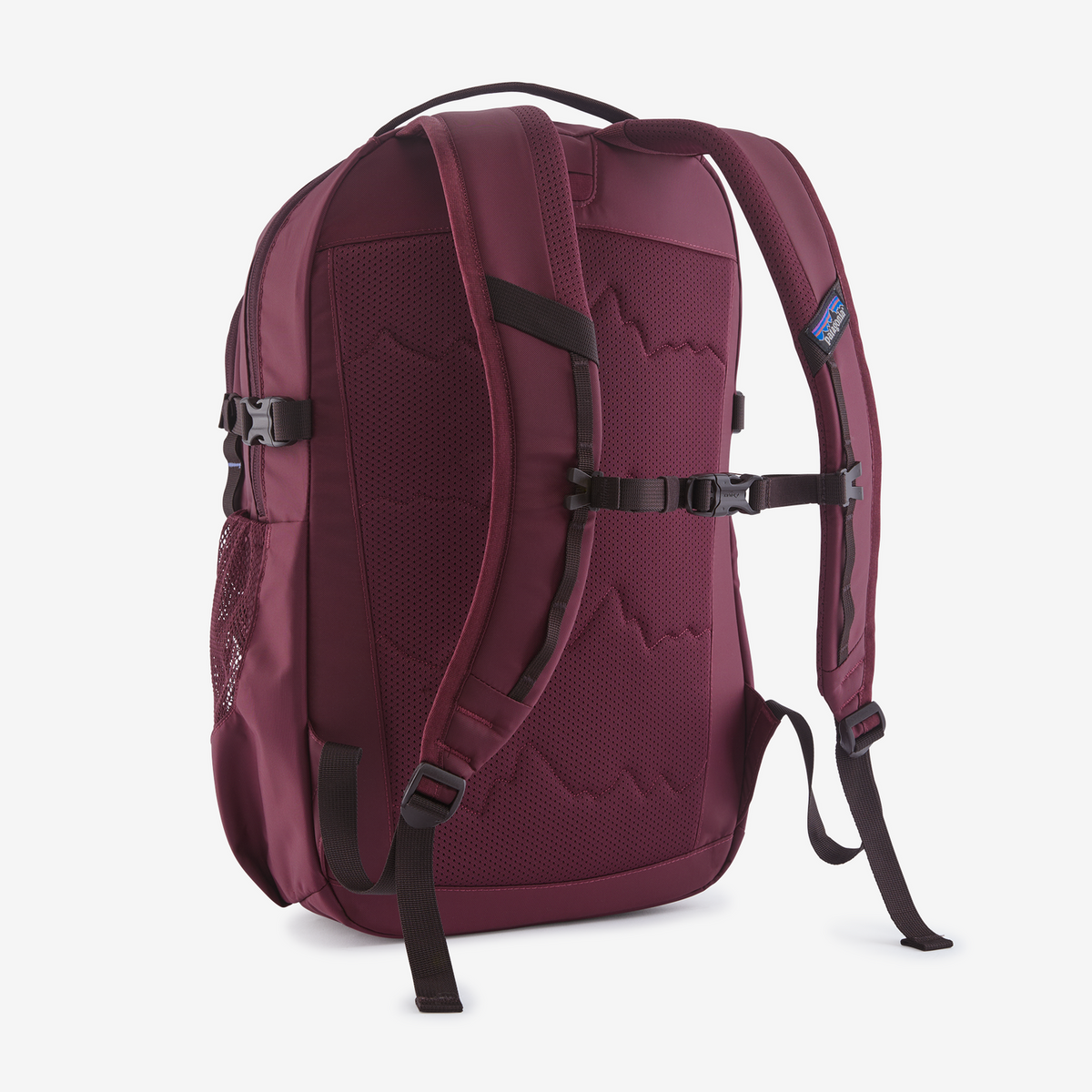 Patagonia Refugio Daypack 26L in Berry Fig — back view