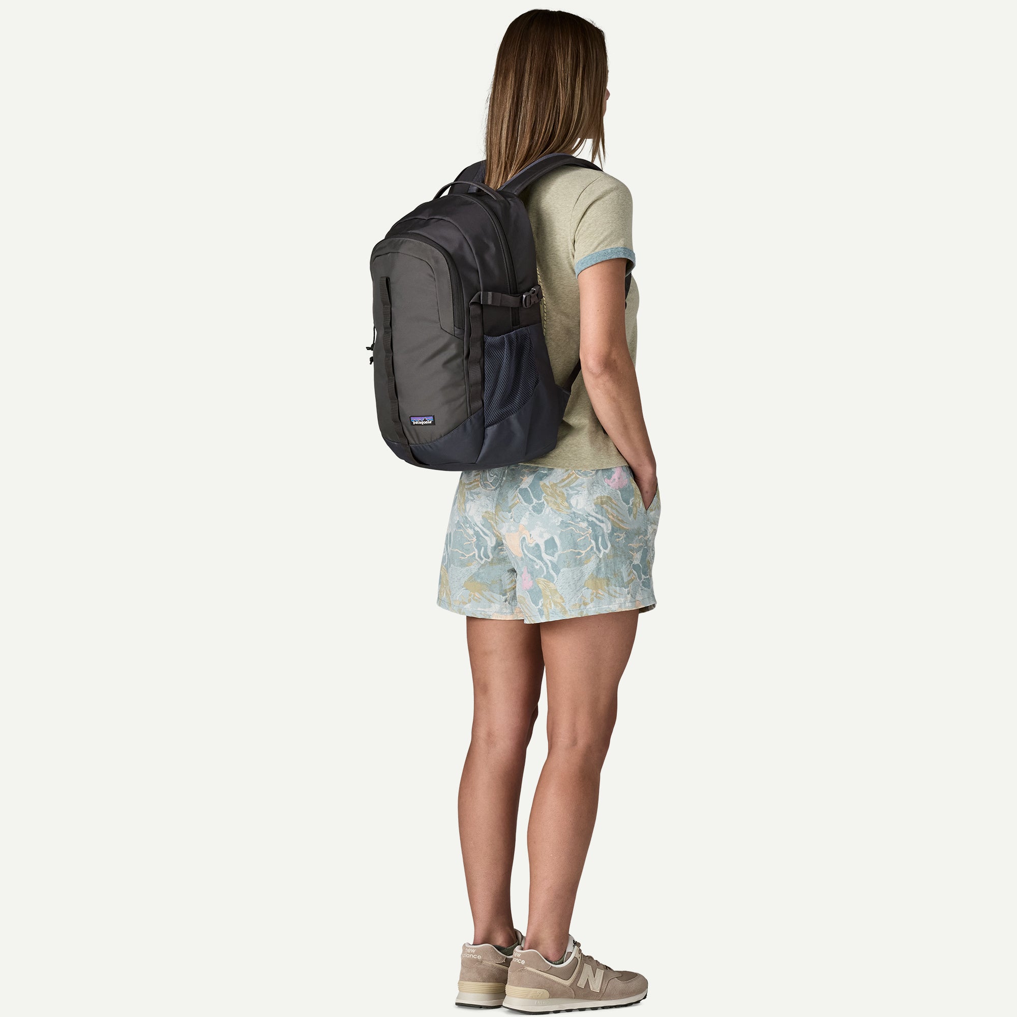 Patagonia Refugio Daypack 26L in Smolder Blue — angle view 3