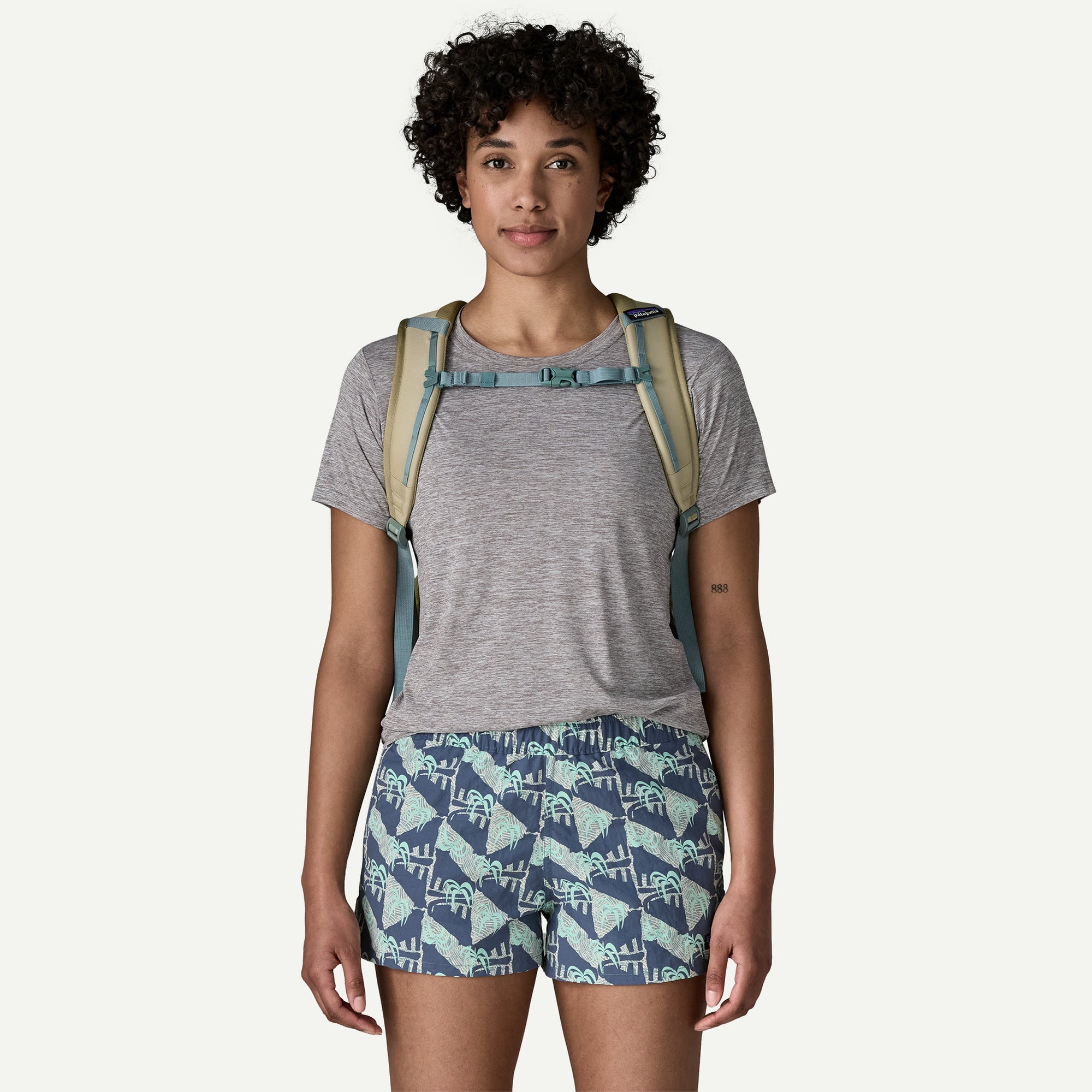 Patagonia Refugio Daypack 26L in Weathered Stone — angle view 2