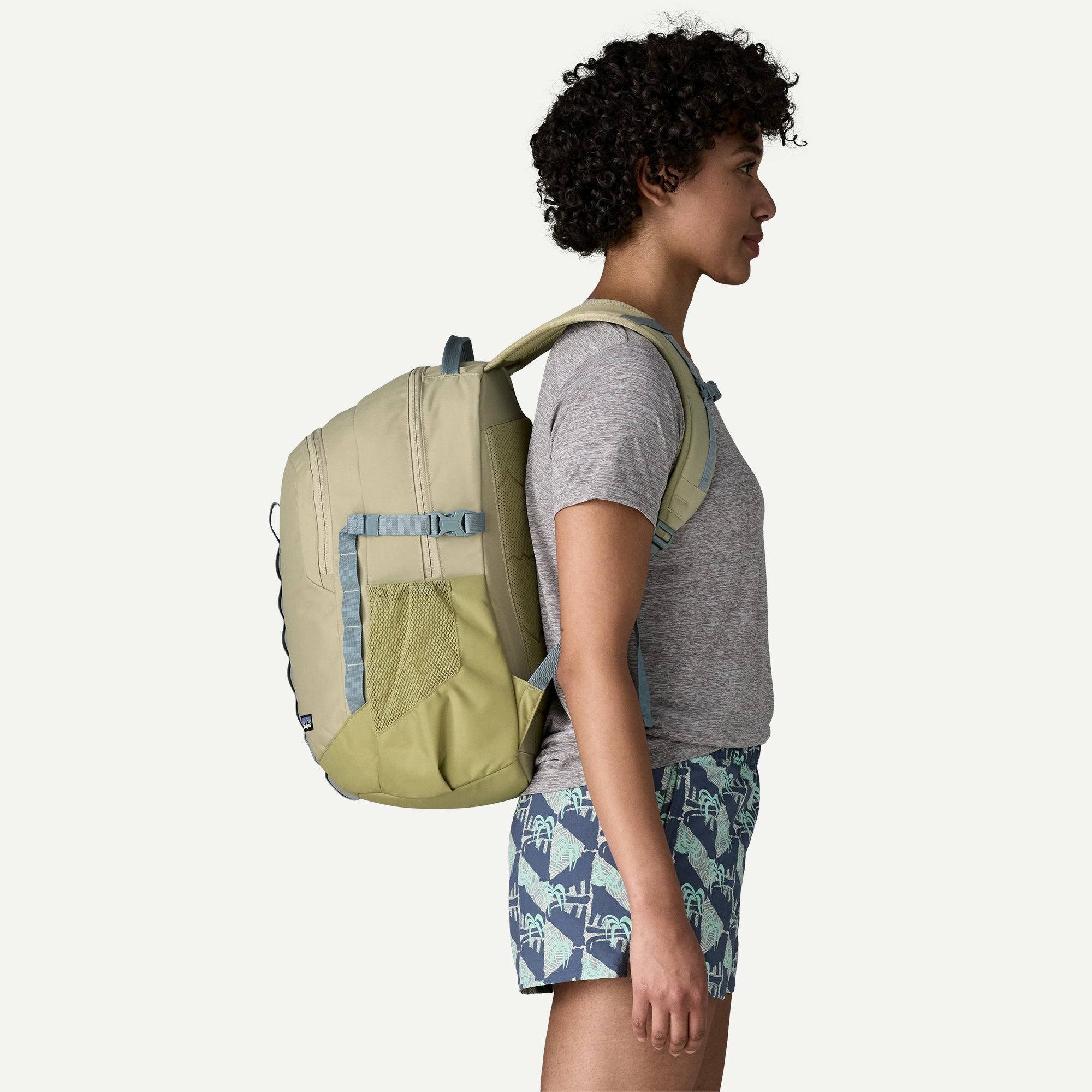 Patagonia Refugio Daypack 26L in Weathered Stone — angle view 4
