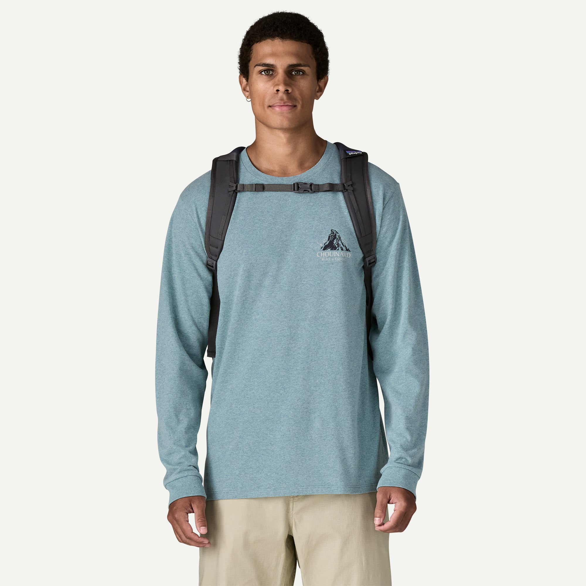 Patagonia Refugio Daypack 30L in Smolder Blue — angle view 2