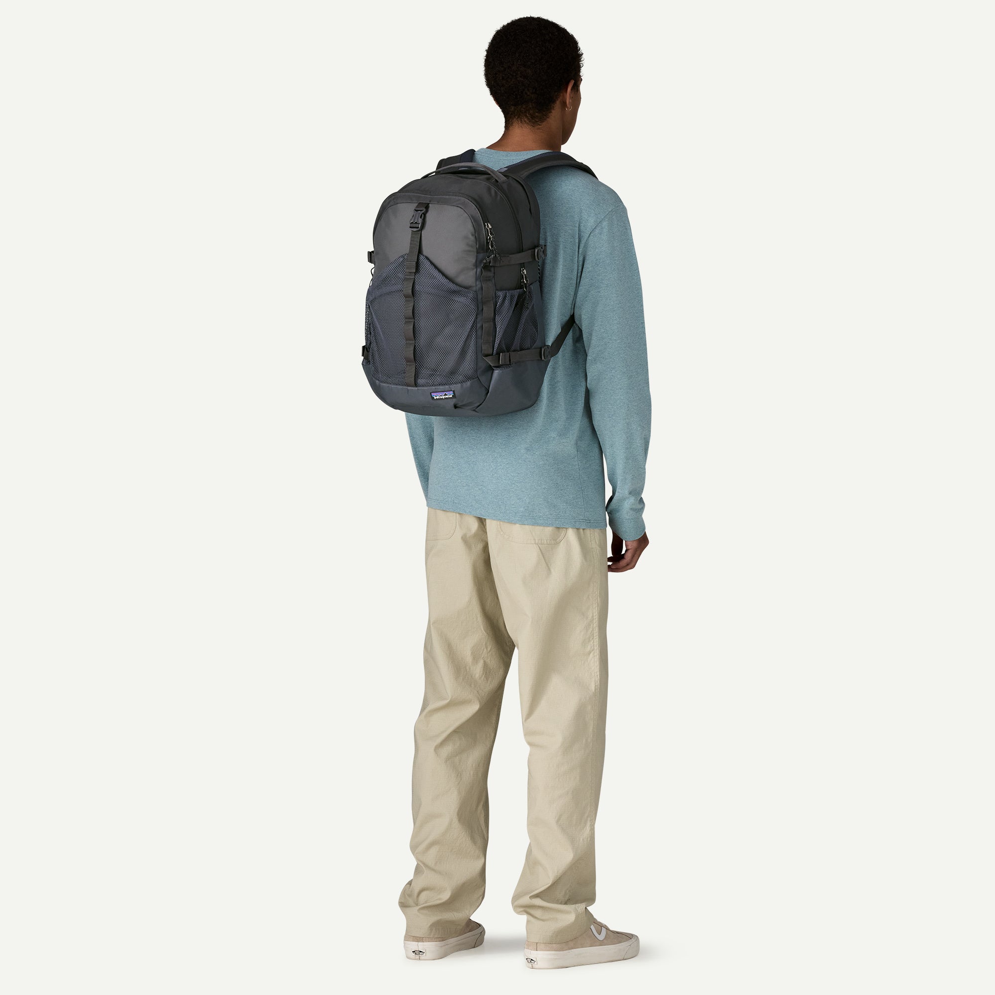 Patagonia Refugio Daypack 30L in Smolder Blue — angle view 3