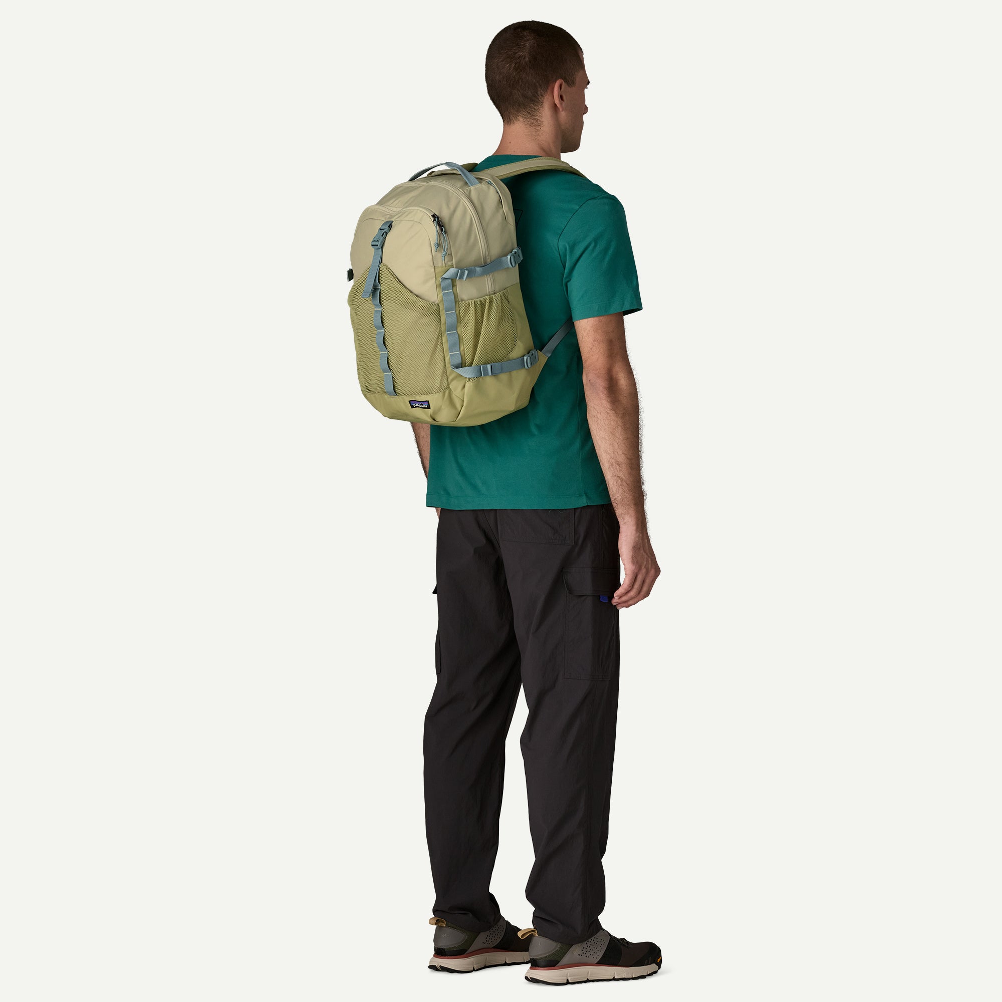 Patagonia Refugio Daypack 30L in Weathered Stone — angle view 3