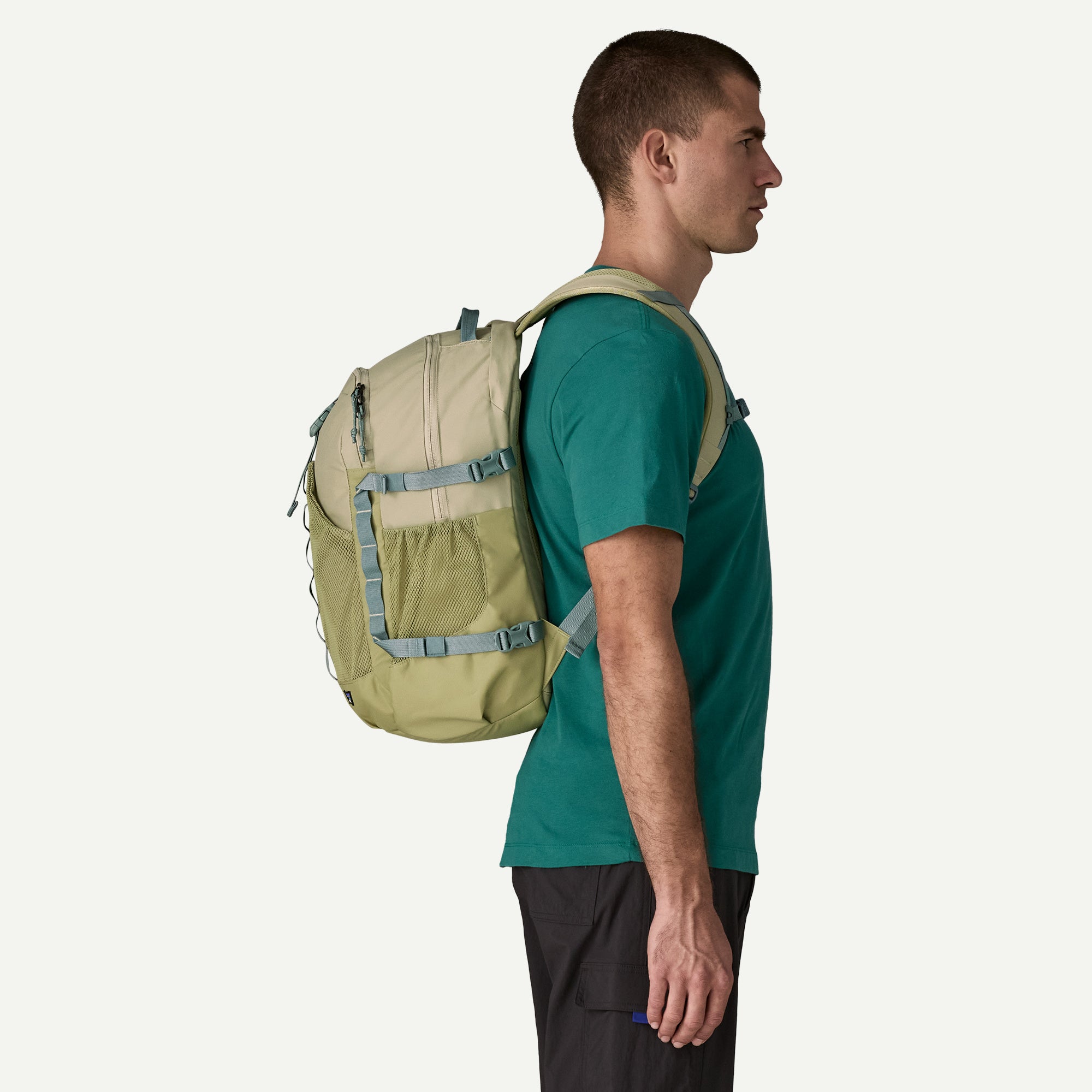 Patagonia Refugio Daypack 30L in Weathered Stone — angle view 4