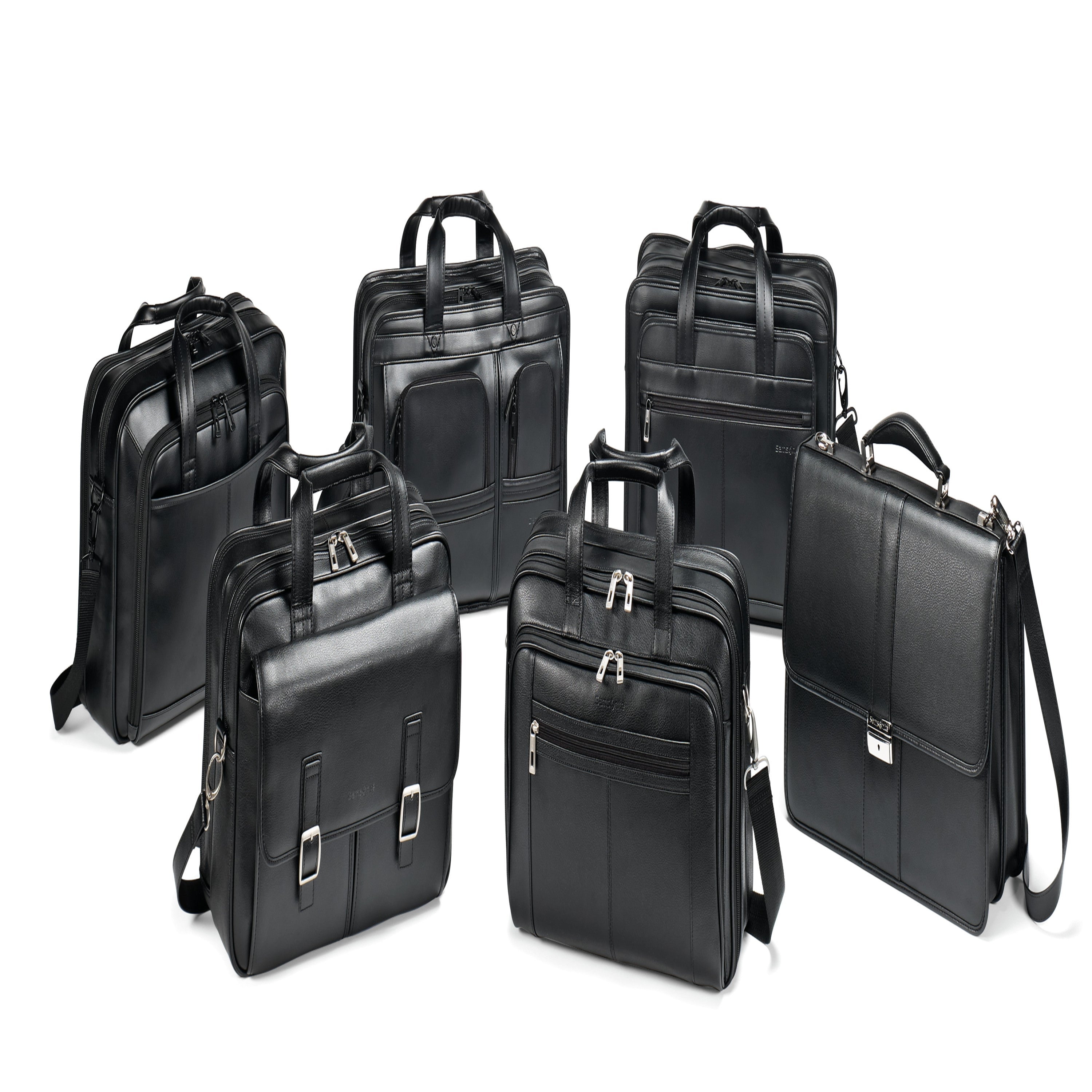 Samsonite Leather Slim Briefcase, view 2