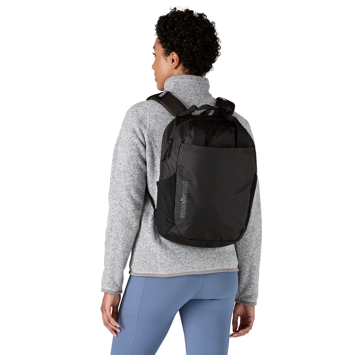 Patagonia Atom Tote Pack 20L in Black — lifestyle # color_Black