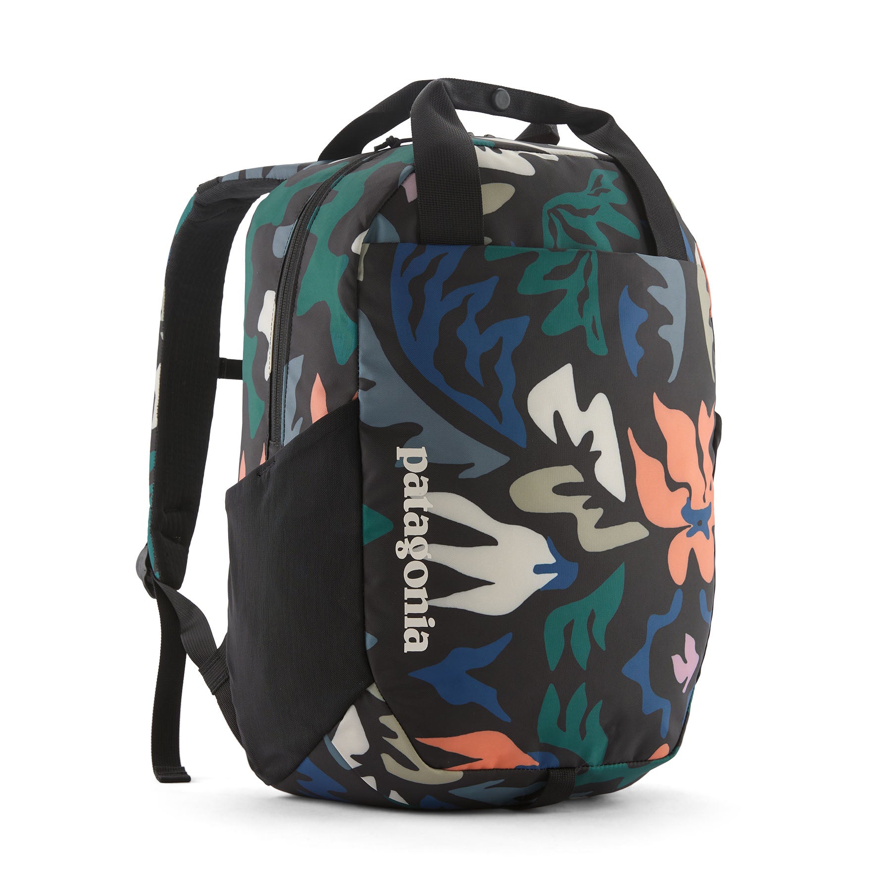 Patagonia Atom Tote Pack 20L in Kaleido: Black — front view