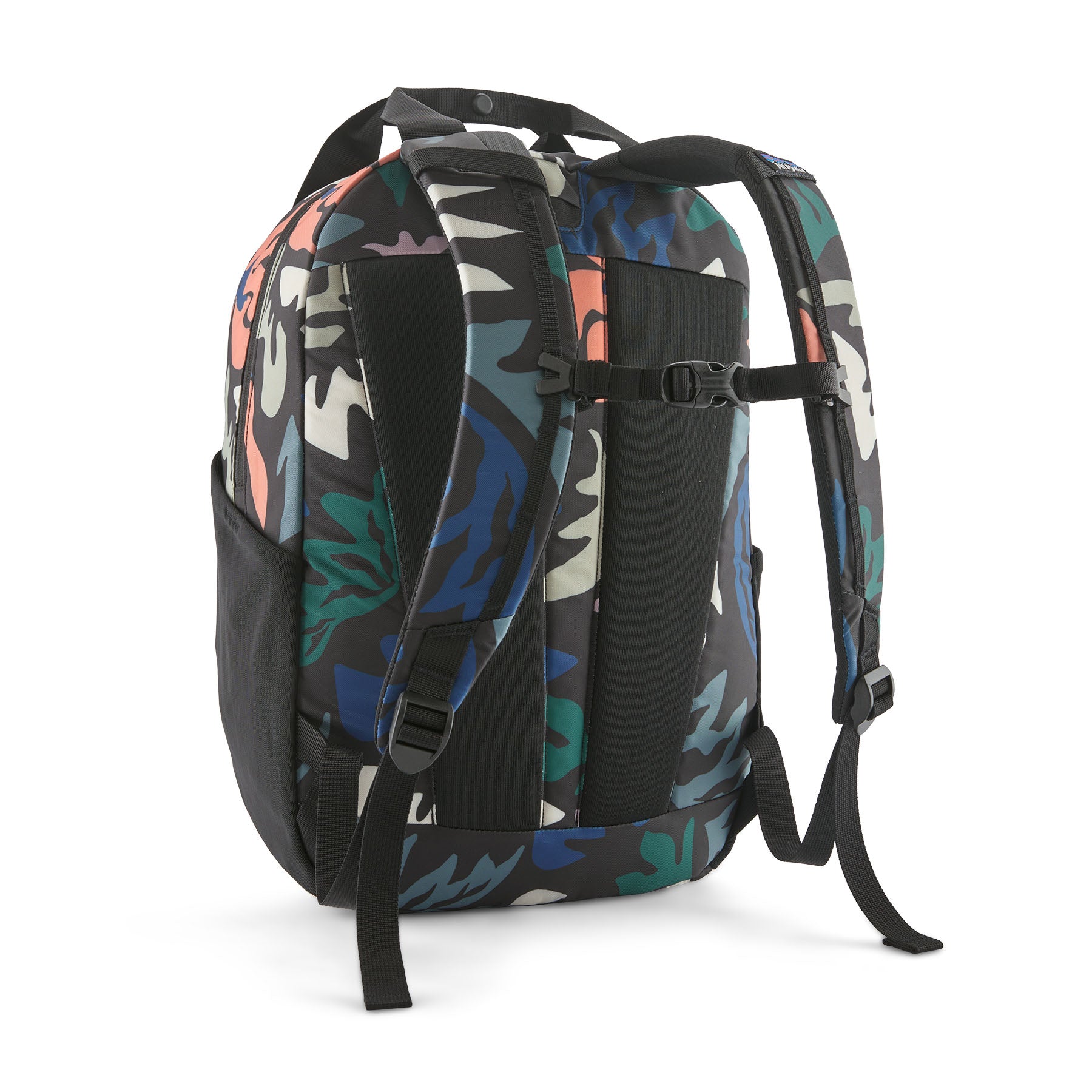 Patagonia Atom Tote Pack 20L in Kaleido: Black — back view