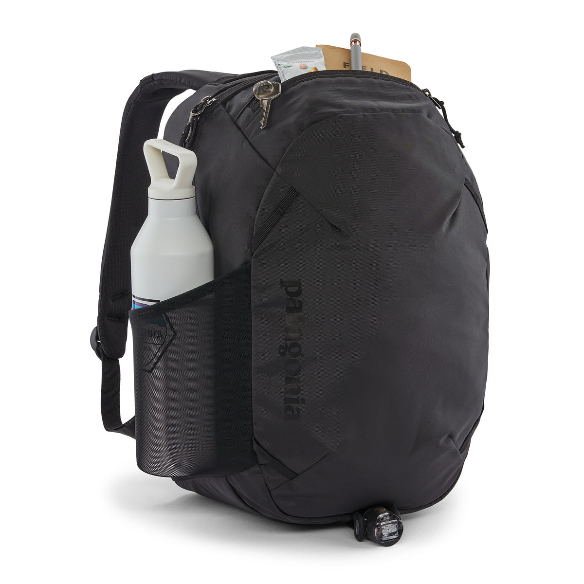 Patagonia Atom Daypack 24L in Black — interior view # color_Black