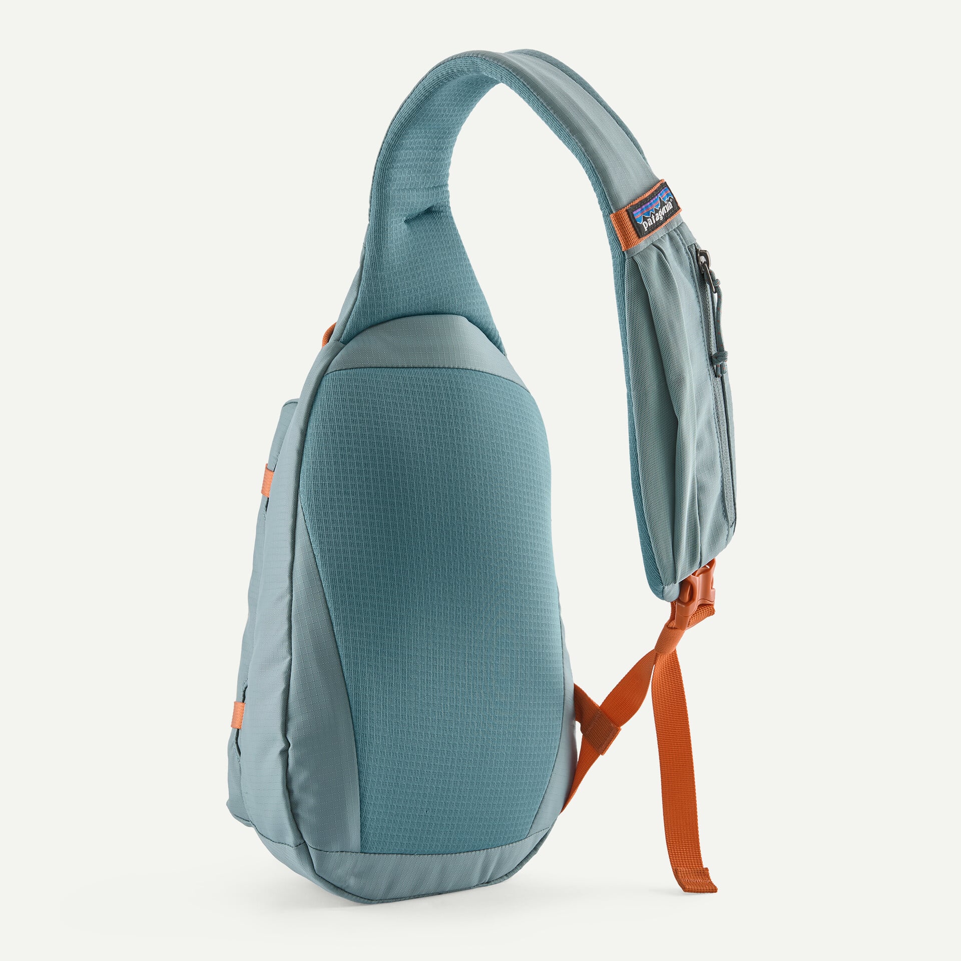 Patagonia Atom Sling Bag 8L in Blue Sage — back view