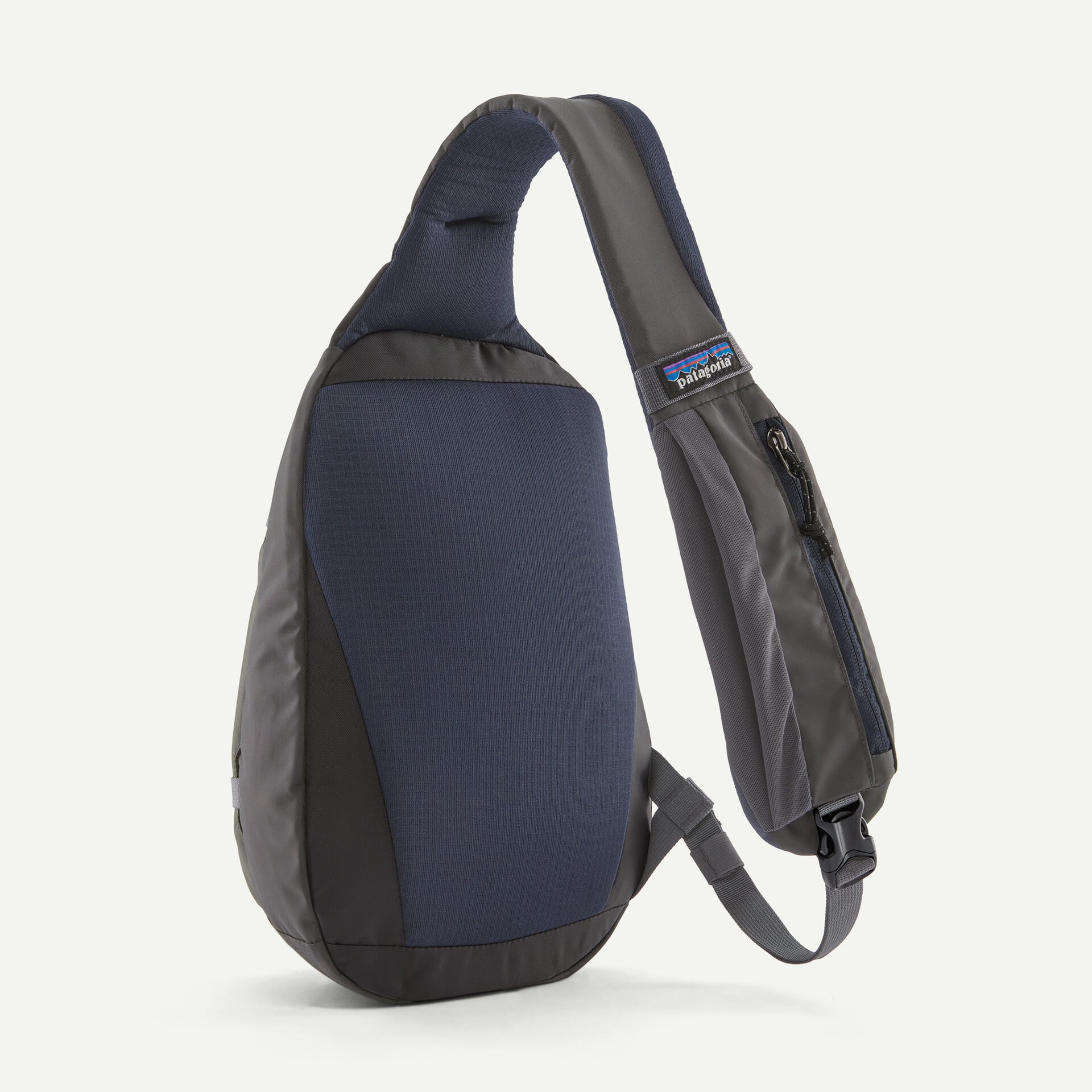 Patagonia Atom Sling Bag 8L in Smolder Blue — back view