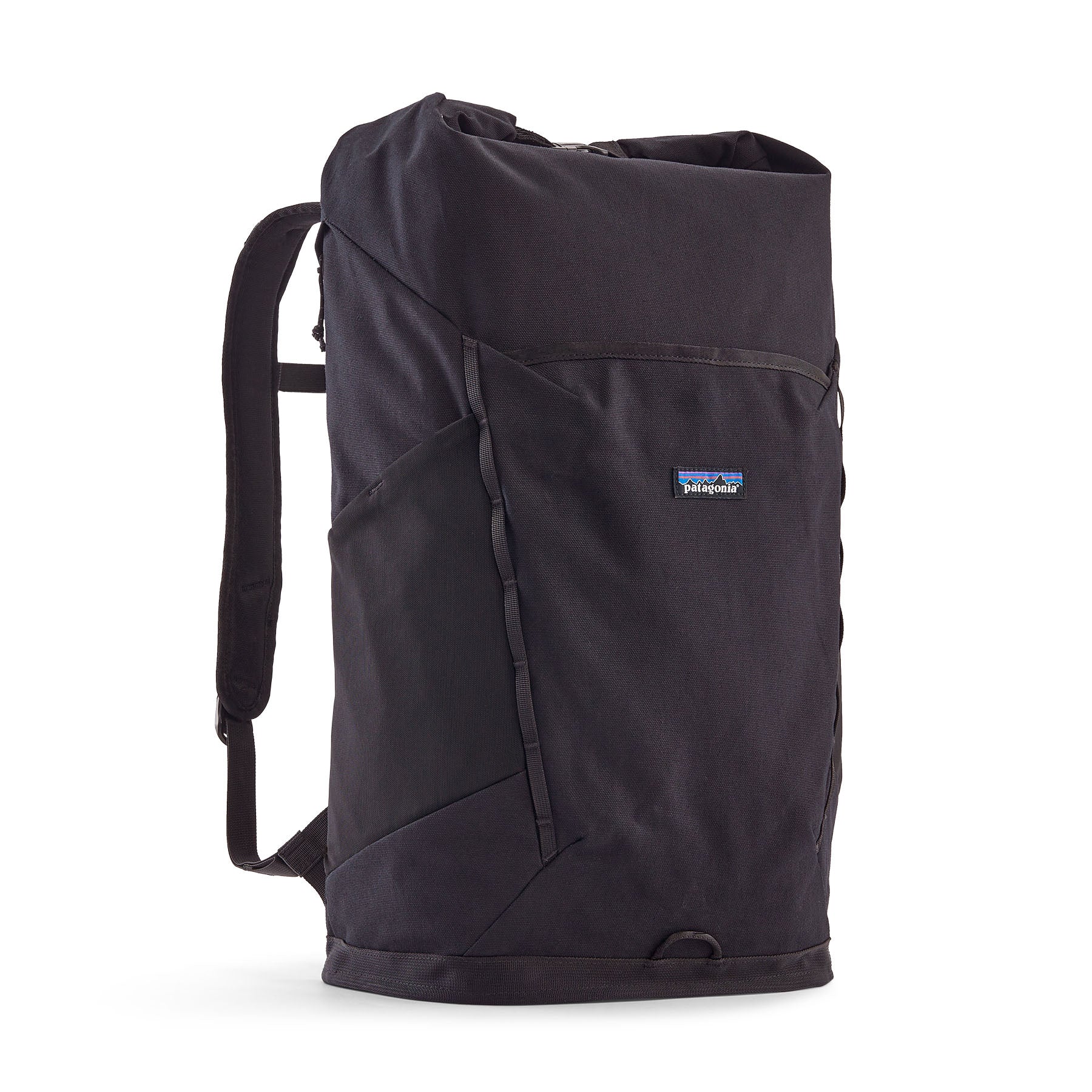 Patagonia Fieldsmith Roll-Top Pack 32L in Black — front view