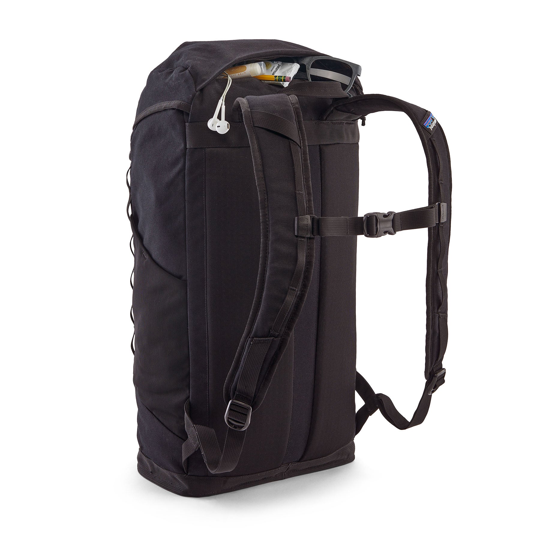 Patagonia Fieldsmith Lid Pack 28L in Black — back view