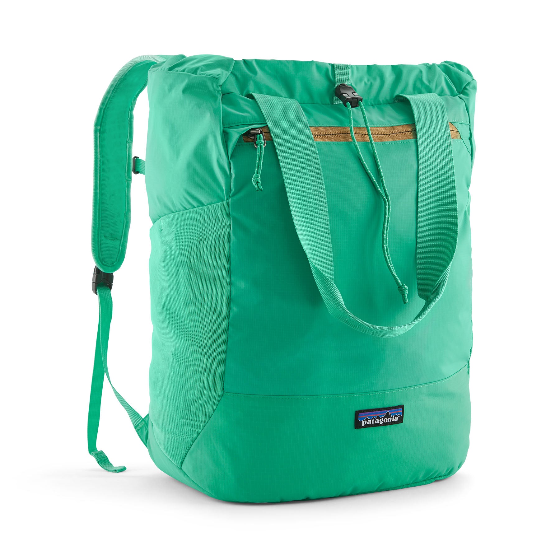 Patagonia Terravia Tote Pack 24L in Aqua Stone — front view