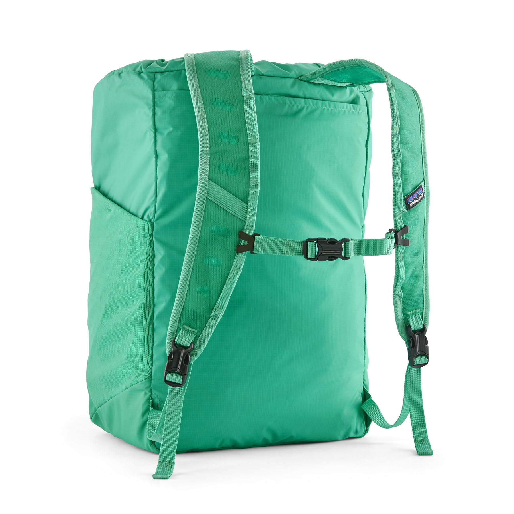 Patagonia Terravia Tote Pack 24L in Aqua Stone — back view