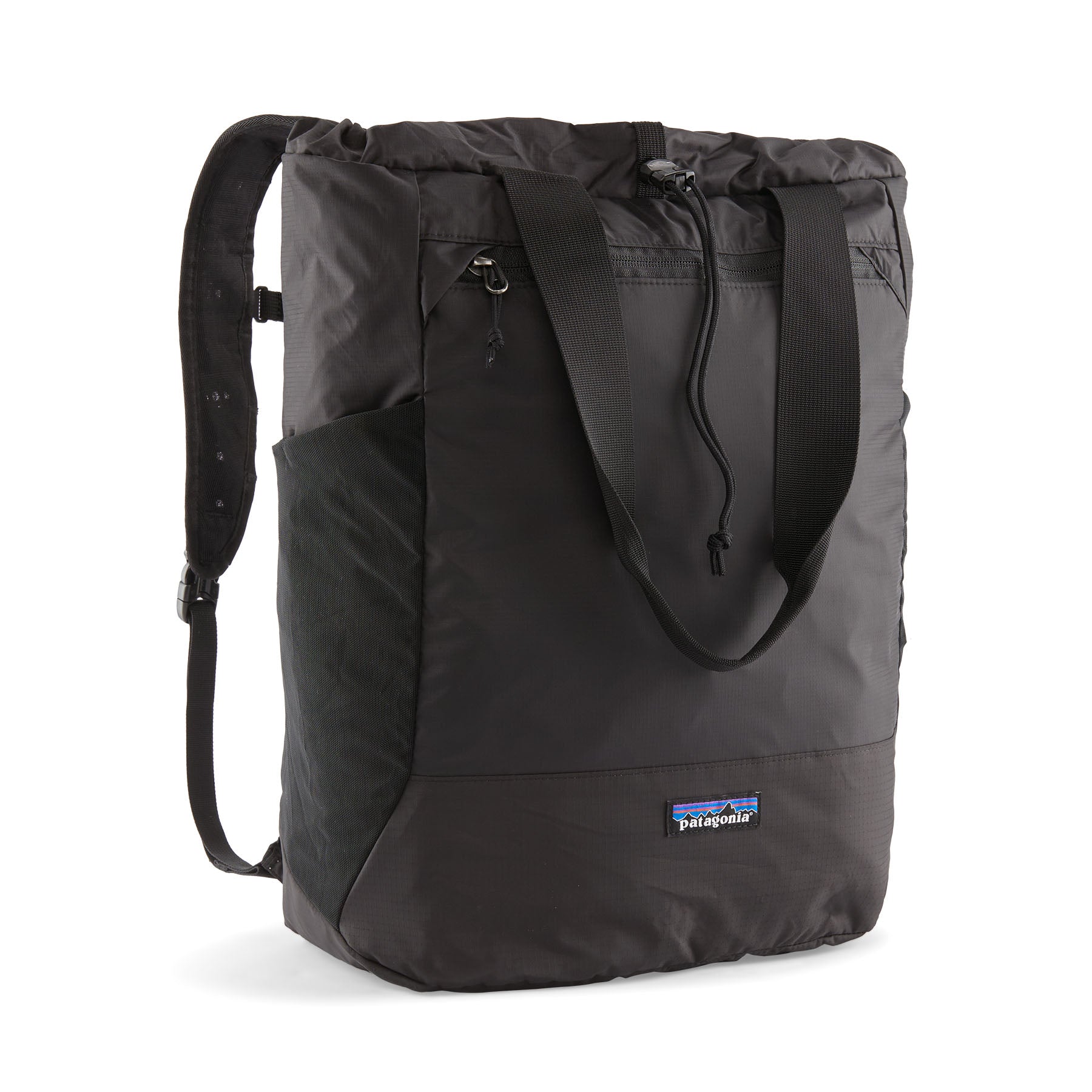 Patagonia Terravia Tote Pack 24L in Black — front view