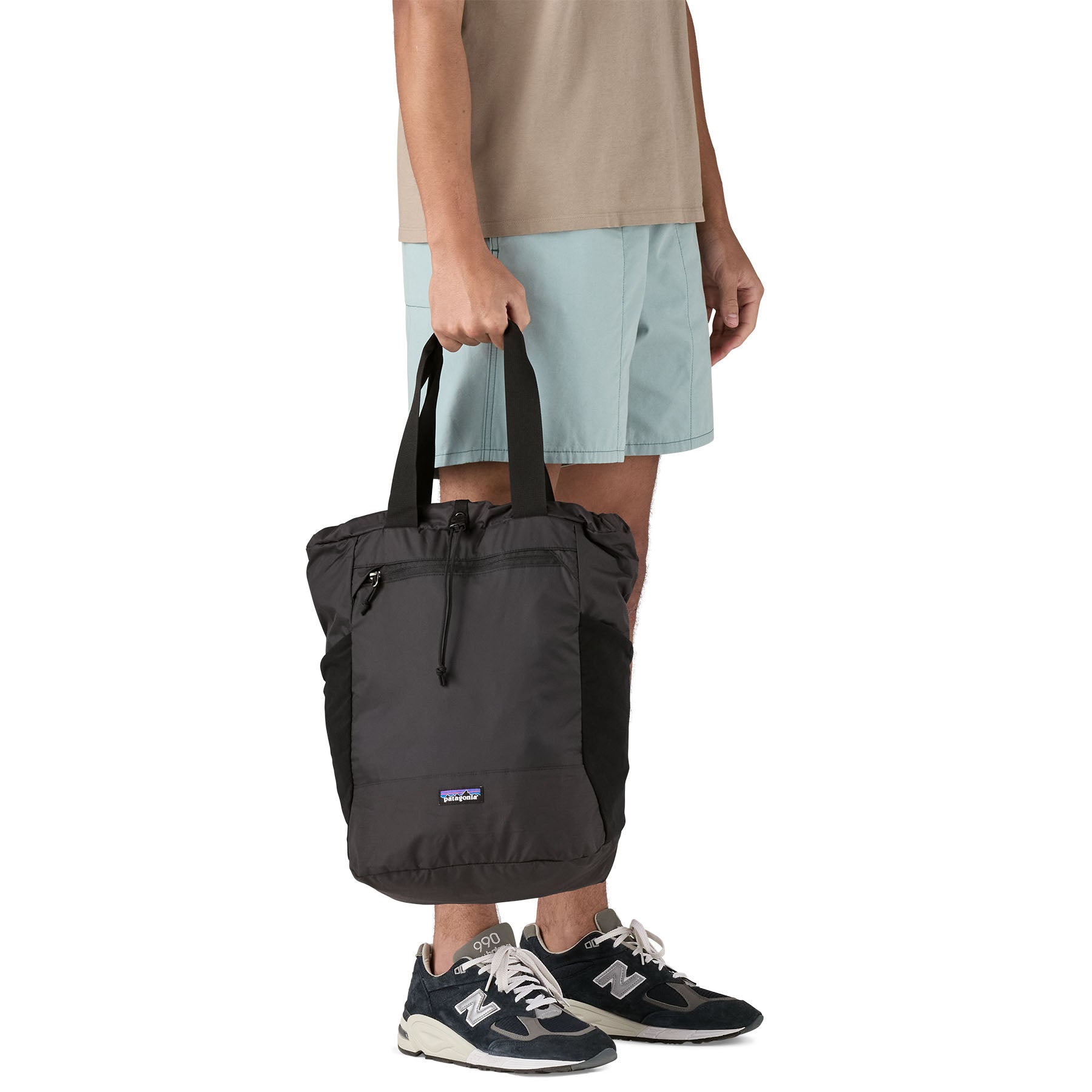 Patagonia Terravia Tote Pack 24L in Black — lifestyle 2