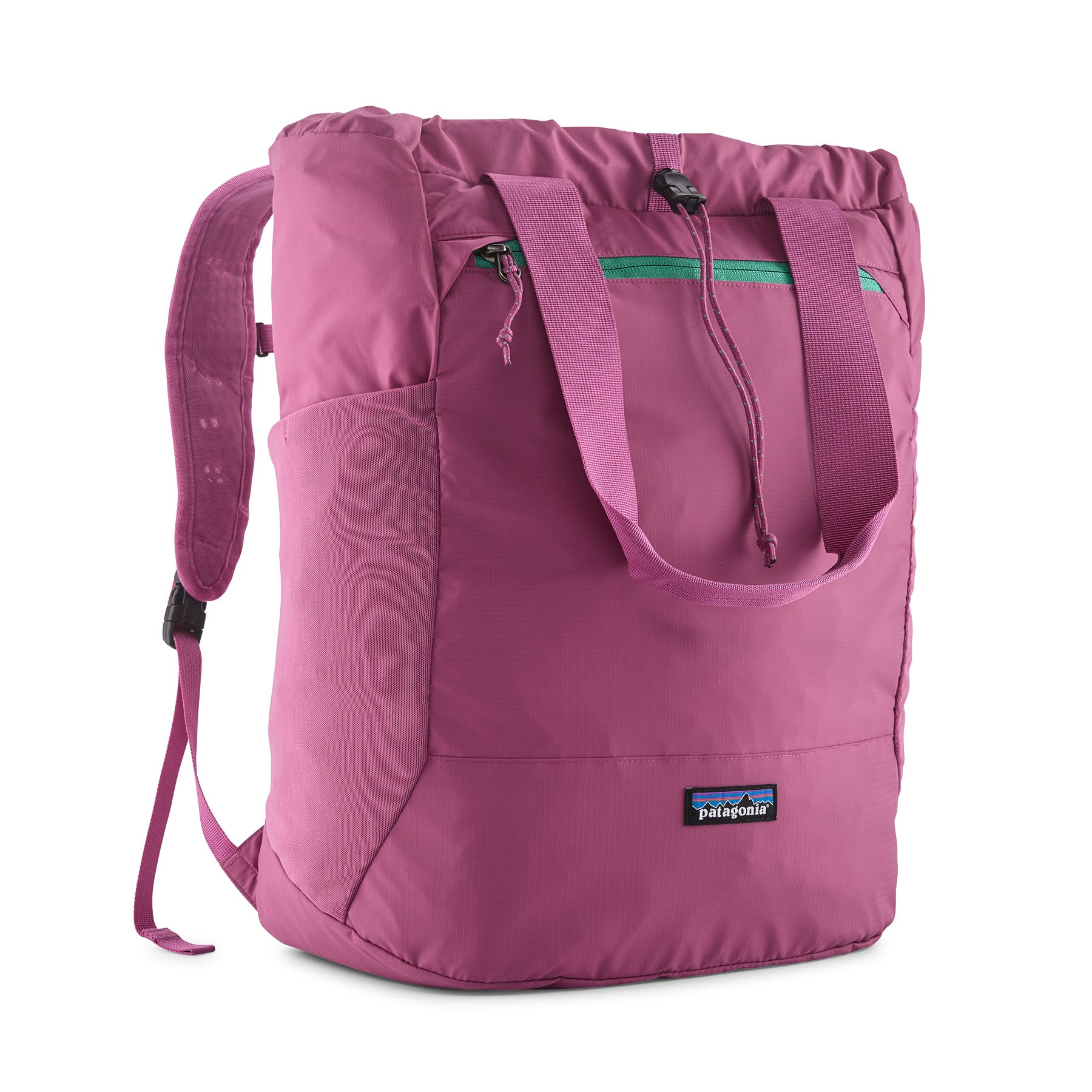 Patagonia Terravia Tote Pack 24L in Faded Magenta — front view