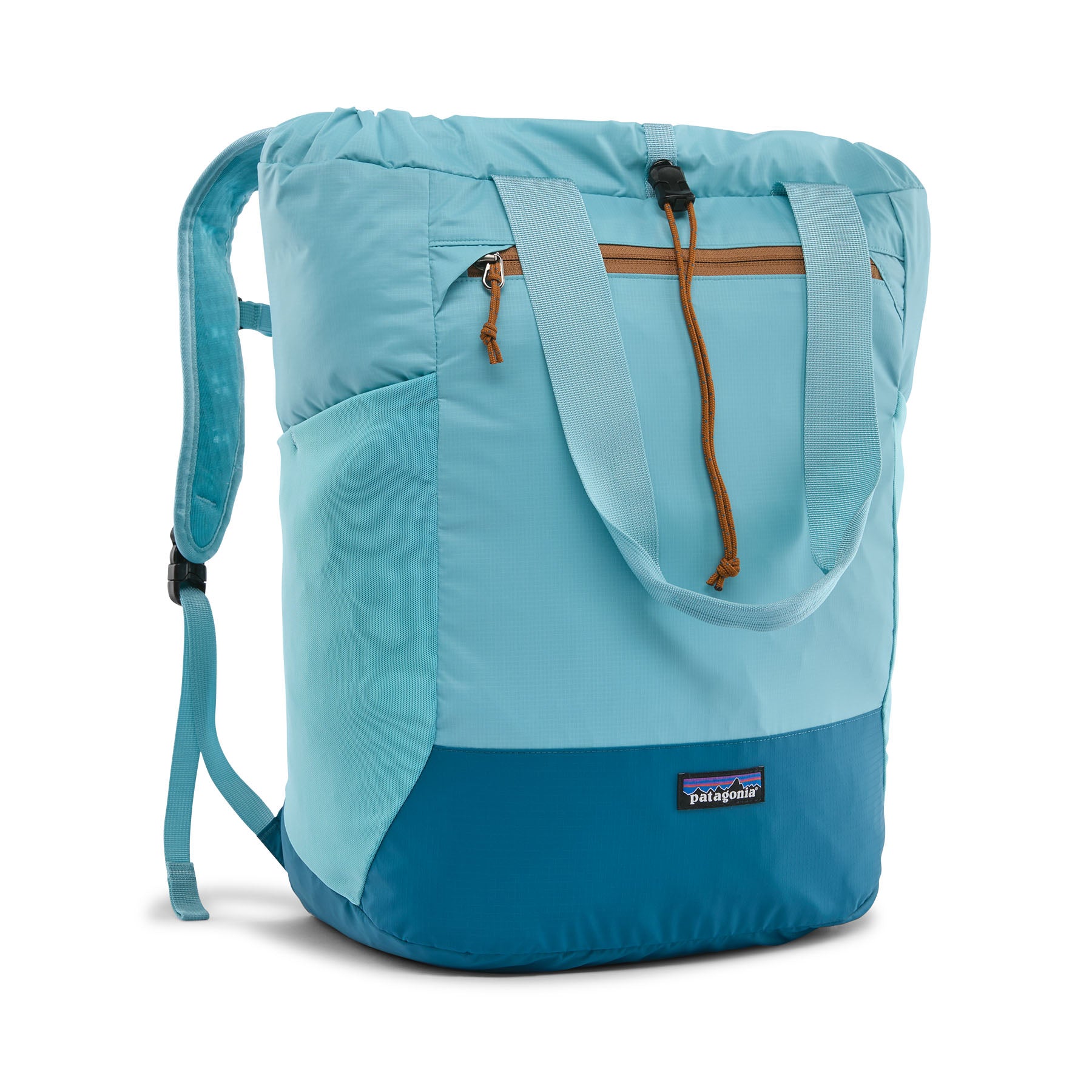 Patagonia Terravia Tote Pack 24L in Snowmelt Blue — front view