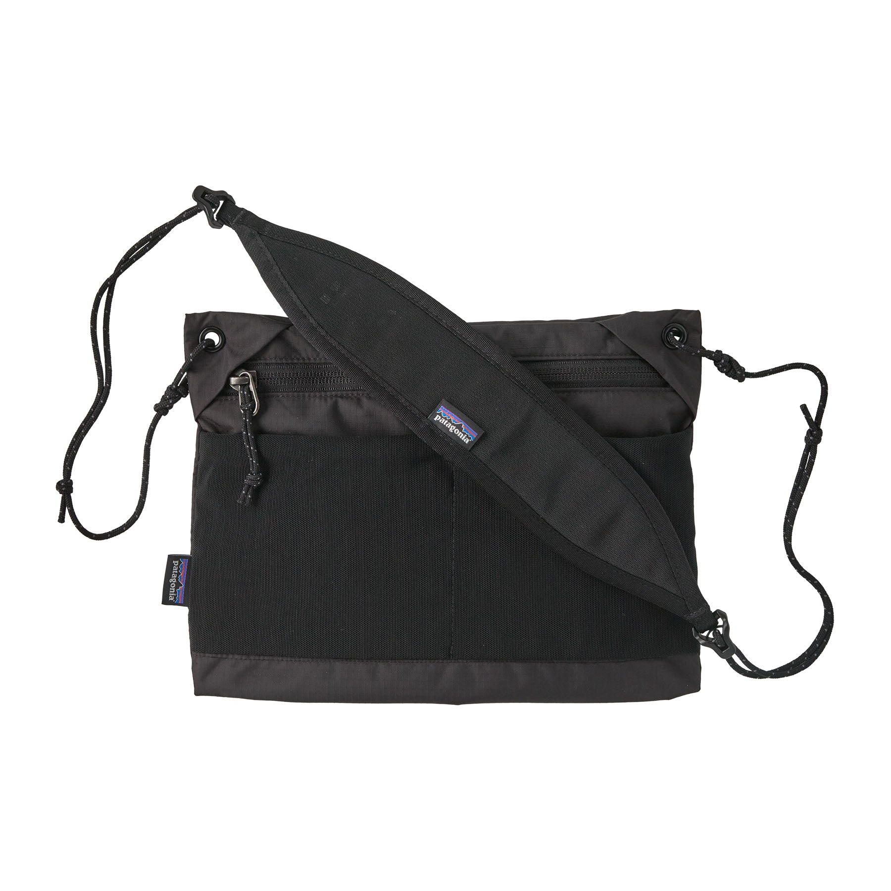 Patagonia Terravia Sacoche Crossbody Bag 3L in Black — front view