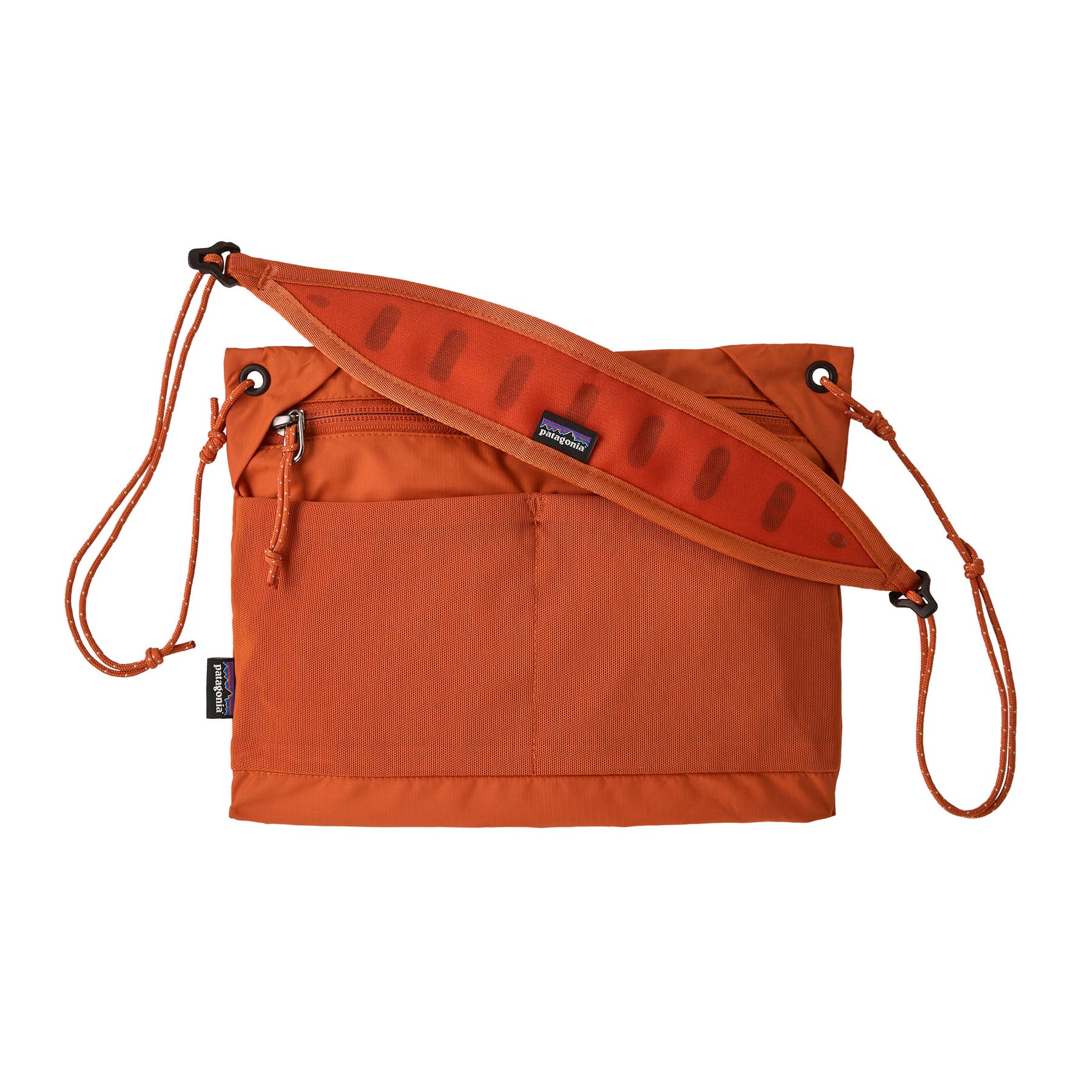 Patagonia Terravia Sacoche Crossbody Bag 3L in Coal Orange — front view
