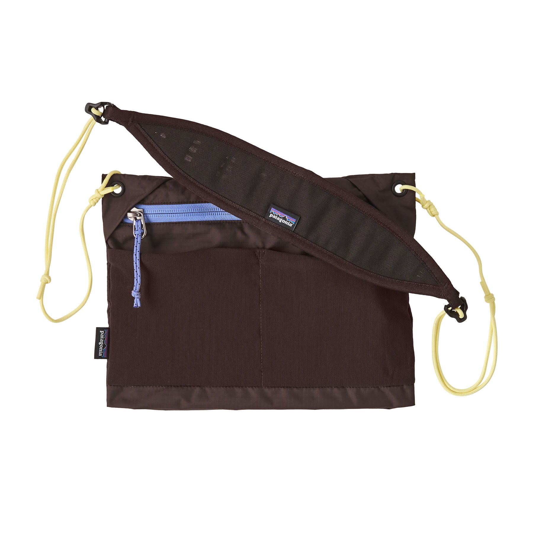 Patagonia Terravia Sacoche Crossbody Bag 3L in Den Brown — front view