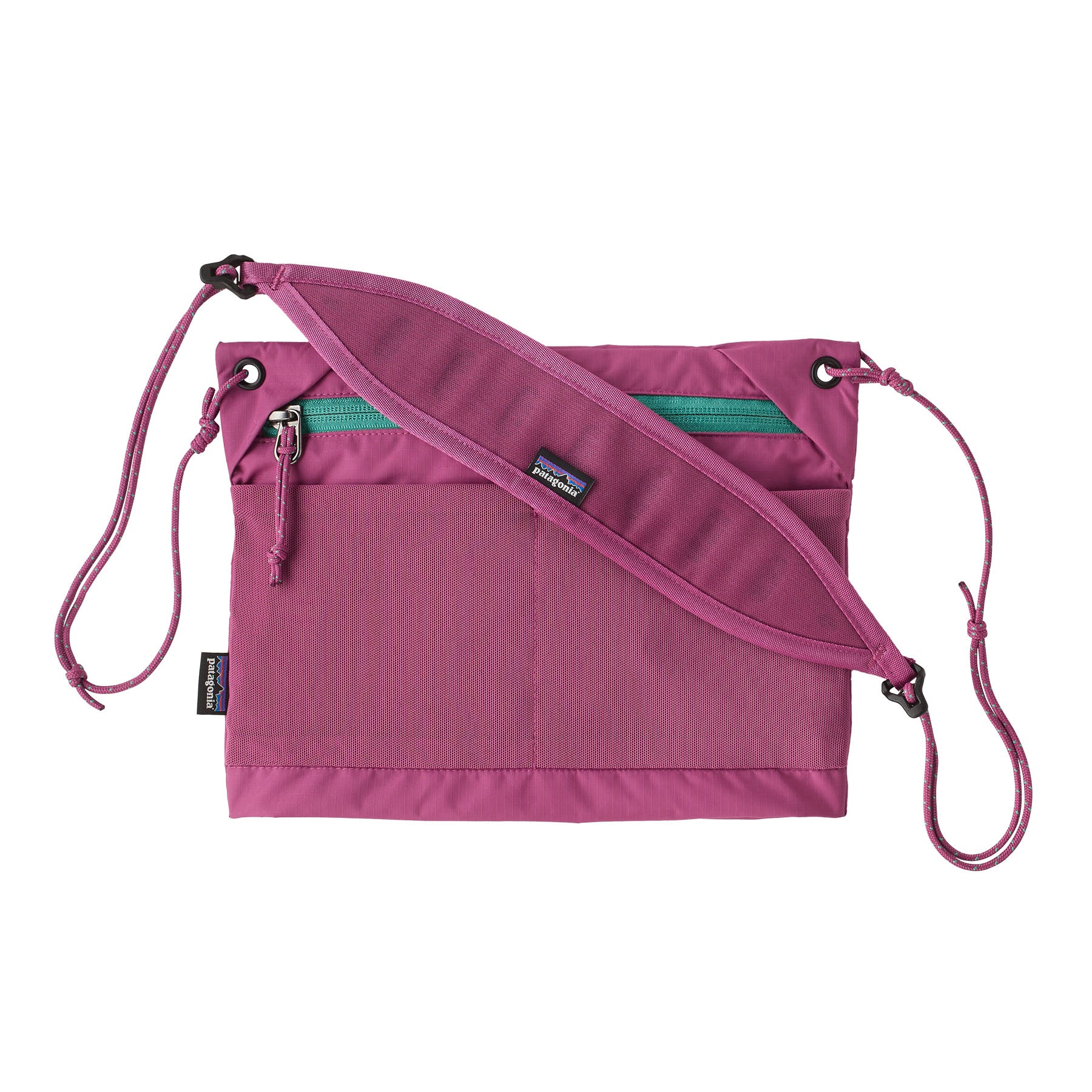 Patagonia Terravia Sacoche Crossbody Bag 3L in Faded Magenta — front view