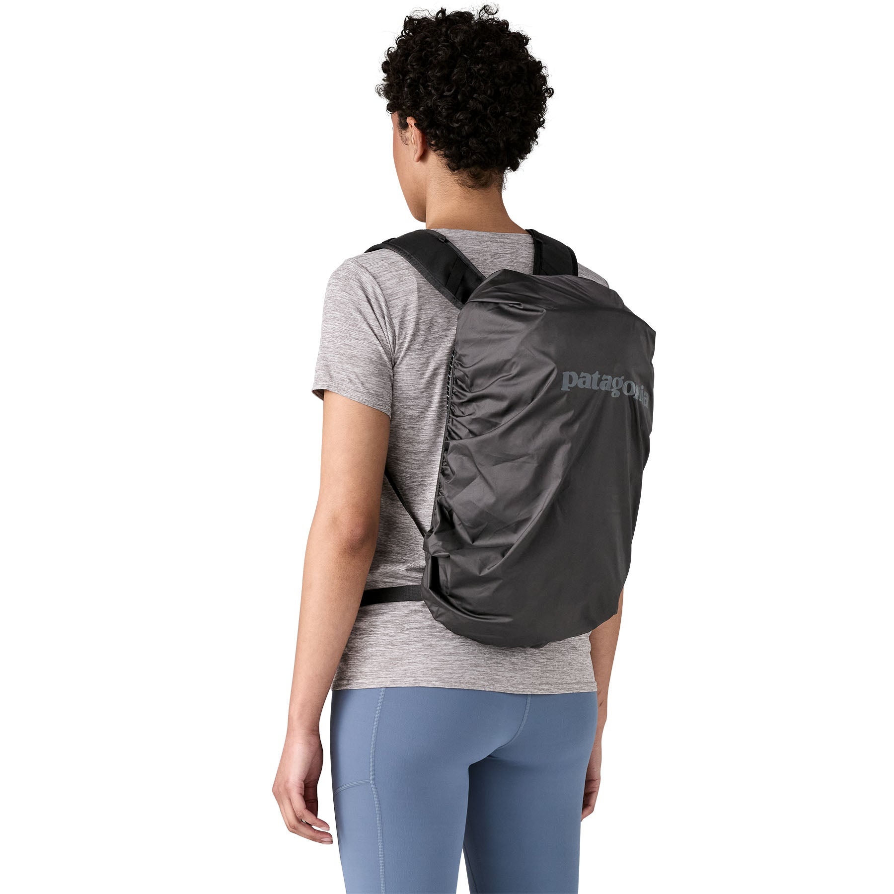 Patagonia Terravia Pack 14L in Black — detail view