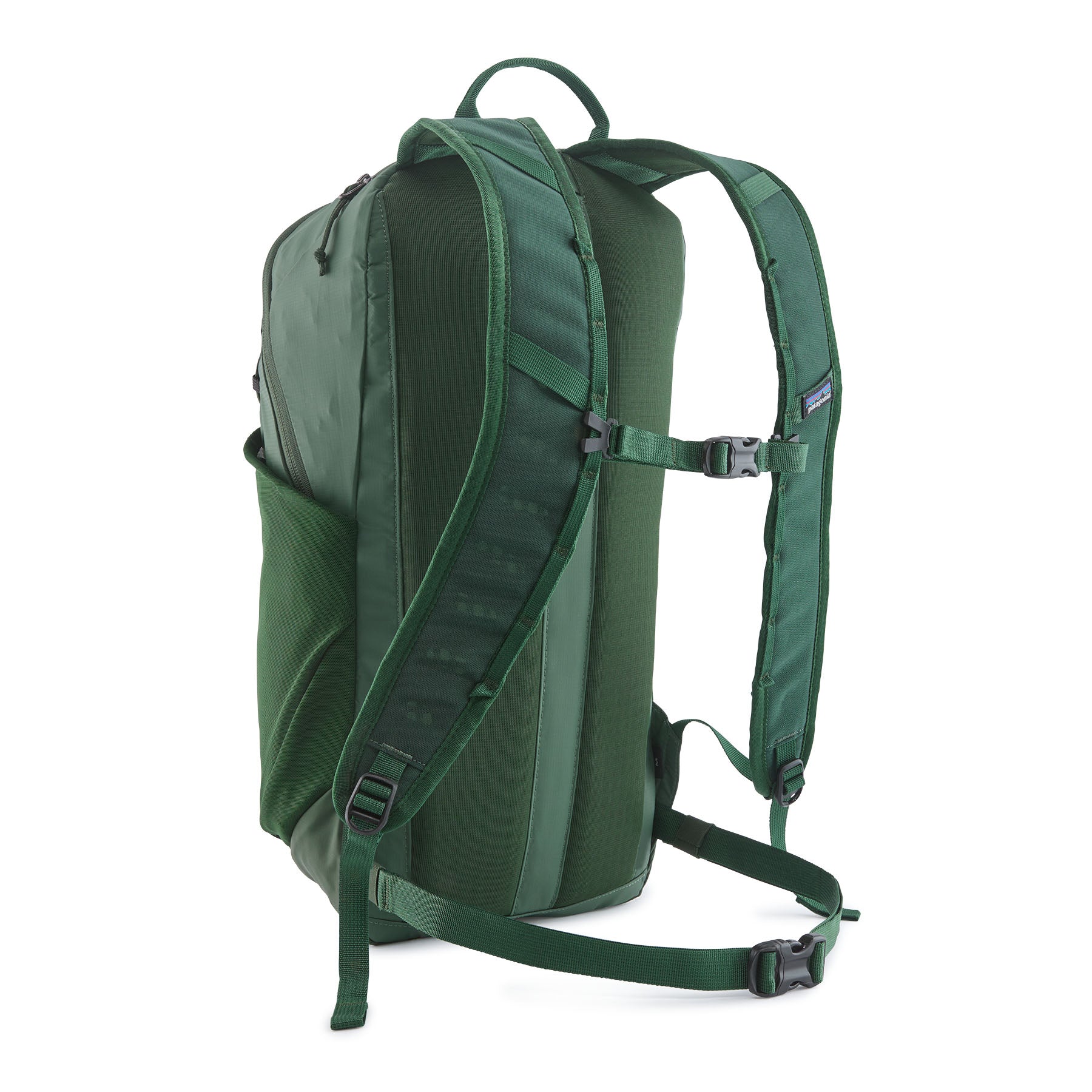 Patagonia Terravia Pack 14L in Canopy Green — back view