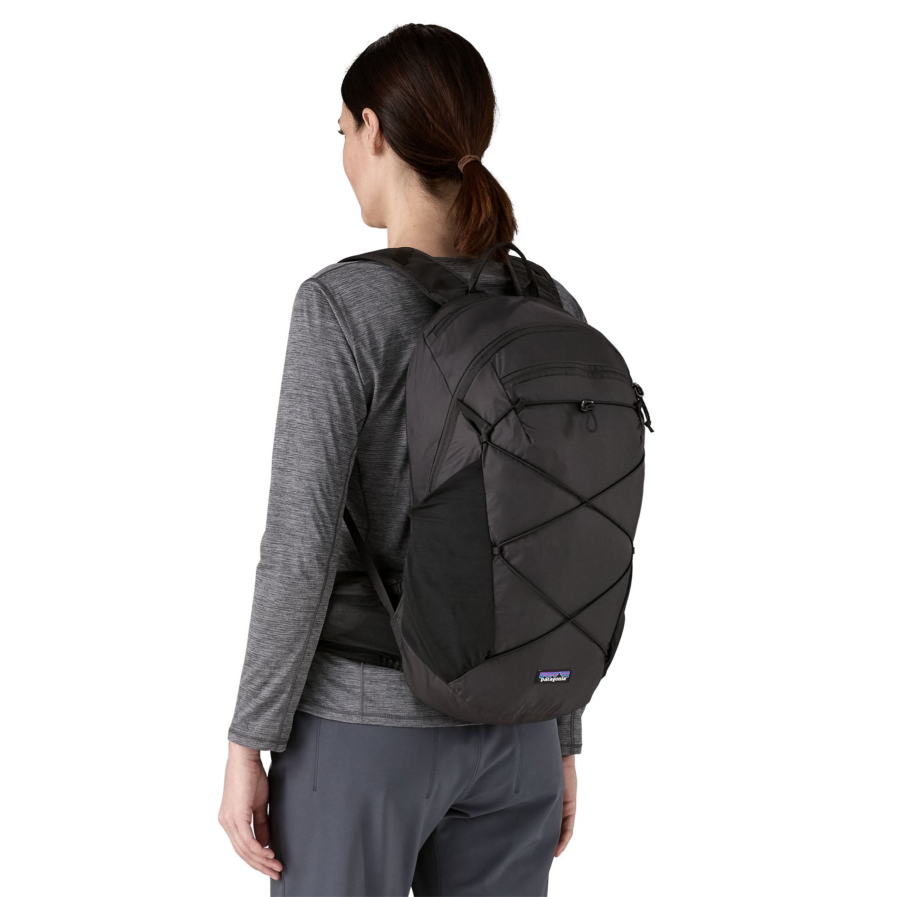 Patagonia Terravia Pack 22L in Black — lifestyle