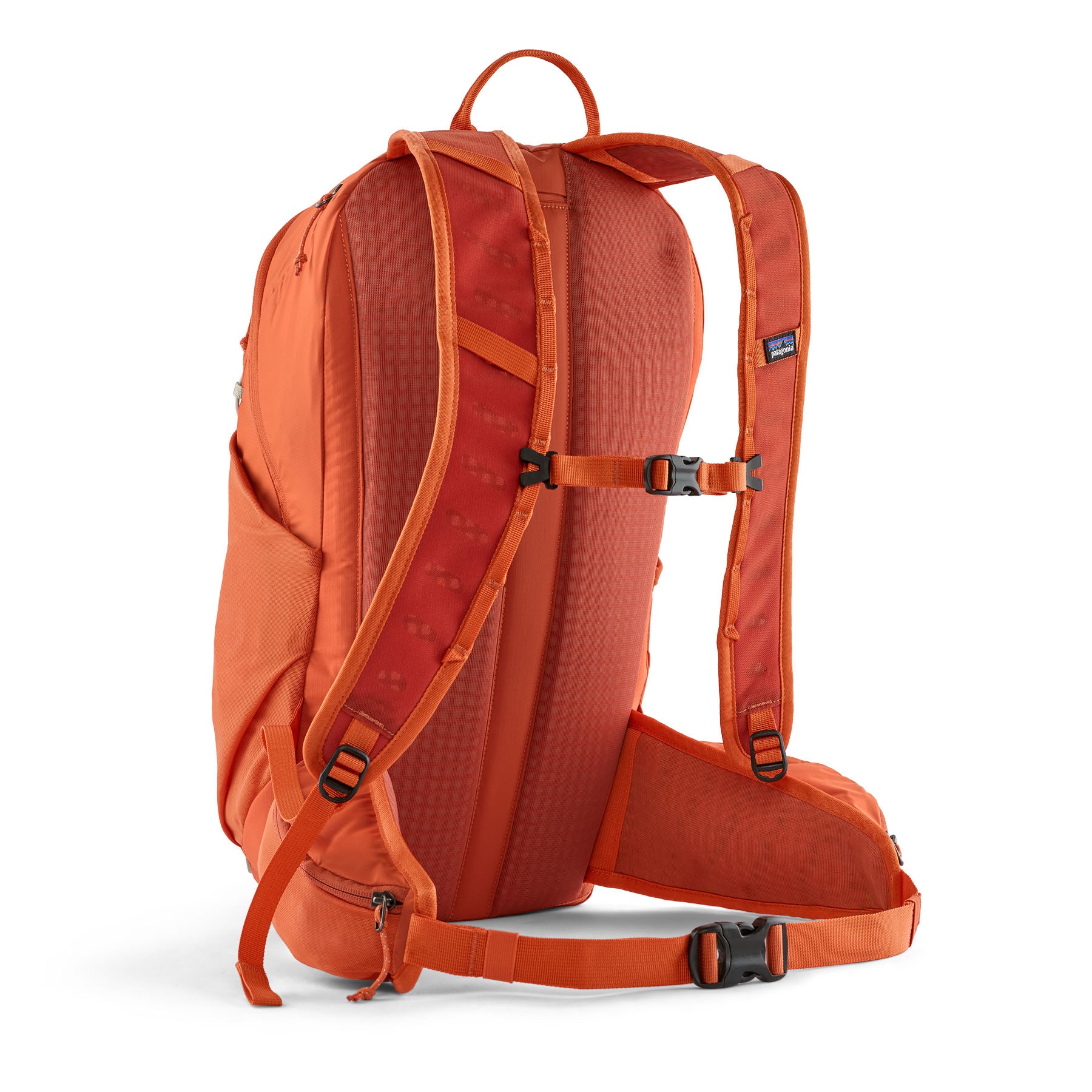 Patagonia Terravia Pack 22L in Coal Orange — back view