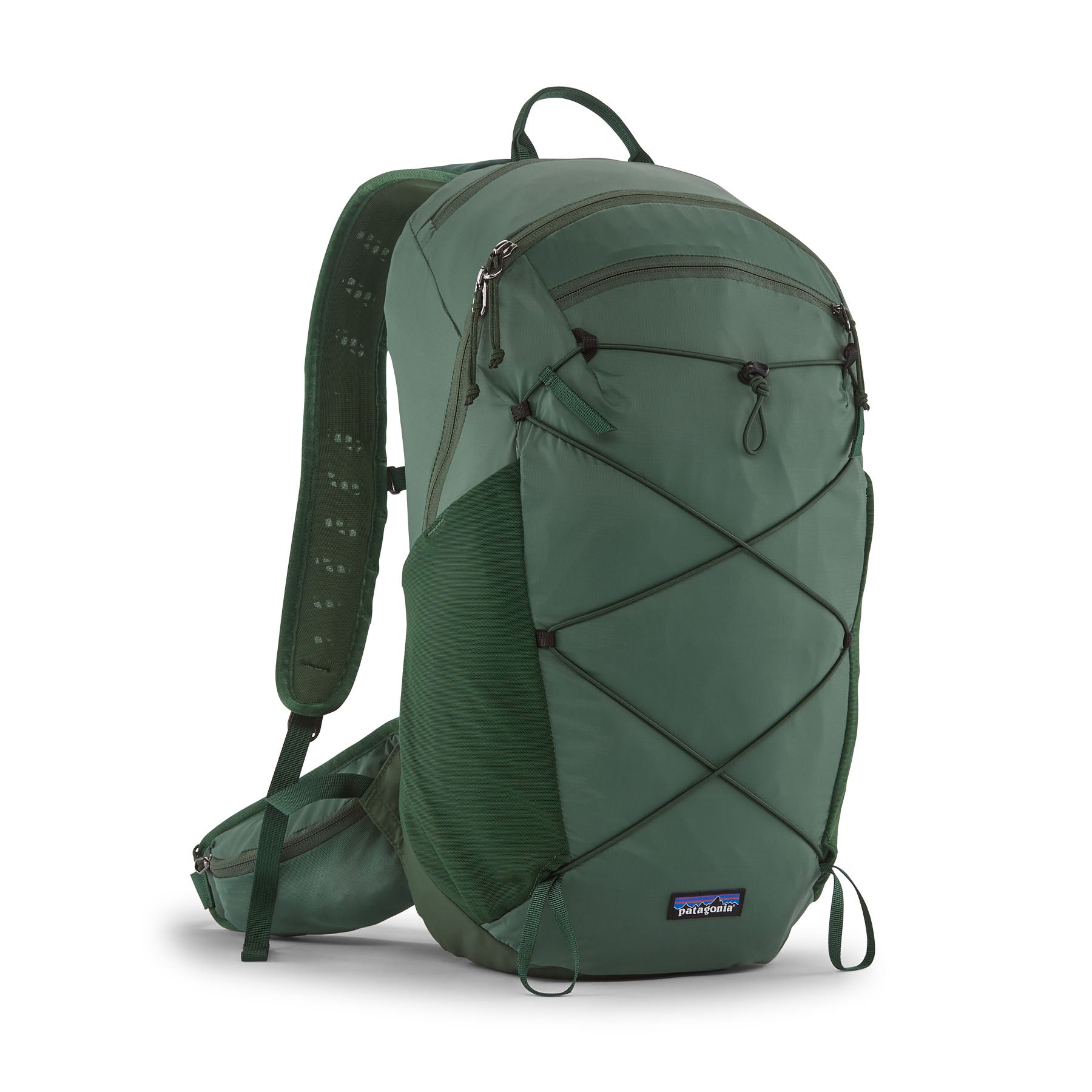 Patagonia Terravia Pack 22L in Canopy Green — front view