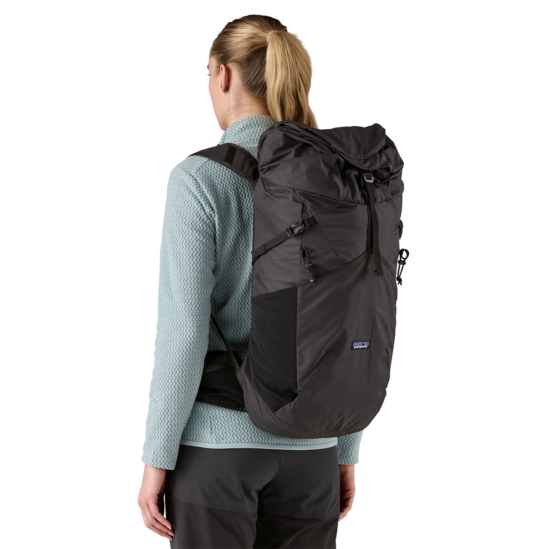 Patagonia Terravia Pack 28L in Black — lifestyle
