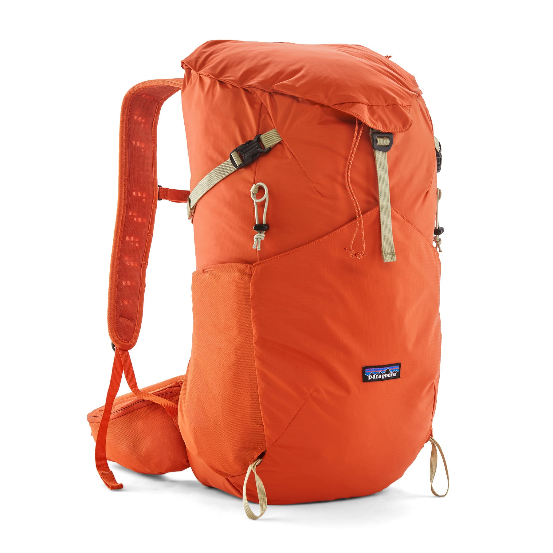 Patagonia Terravia Pack 28L in Coal Orange — front view