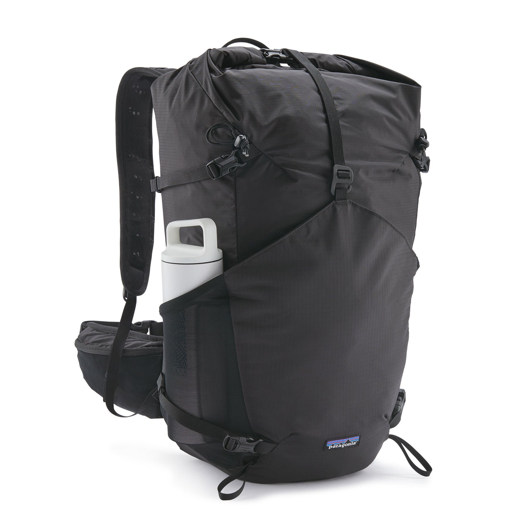 Patagonia Terravia Roll-Top Backpack 36L in Black — interior view