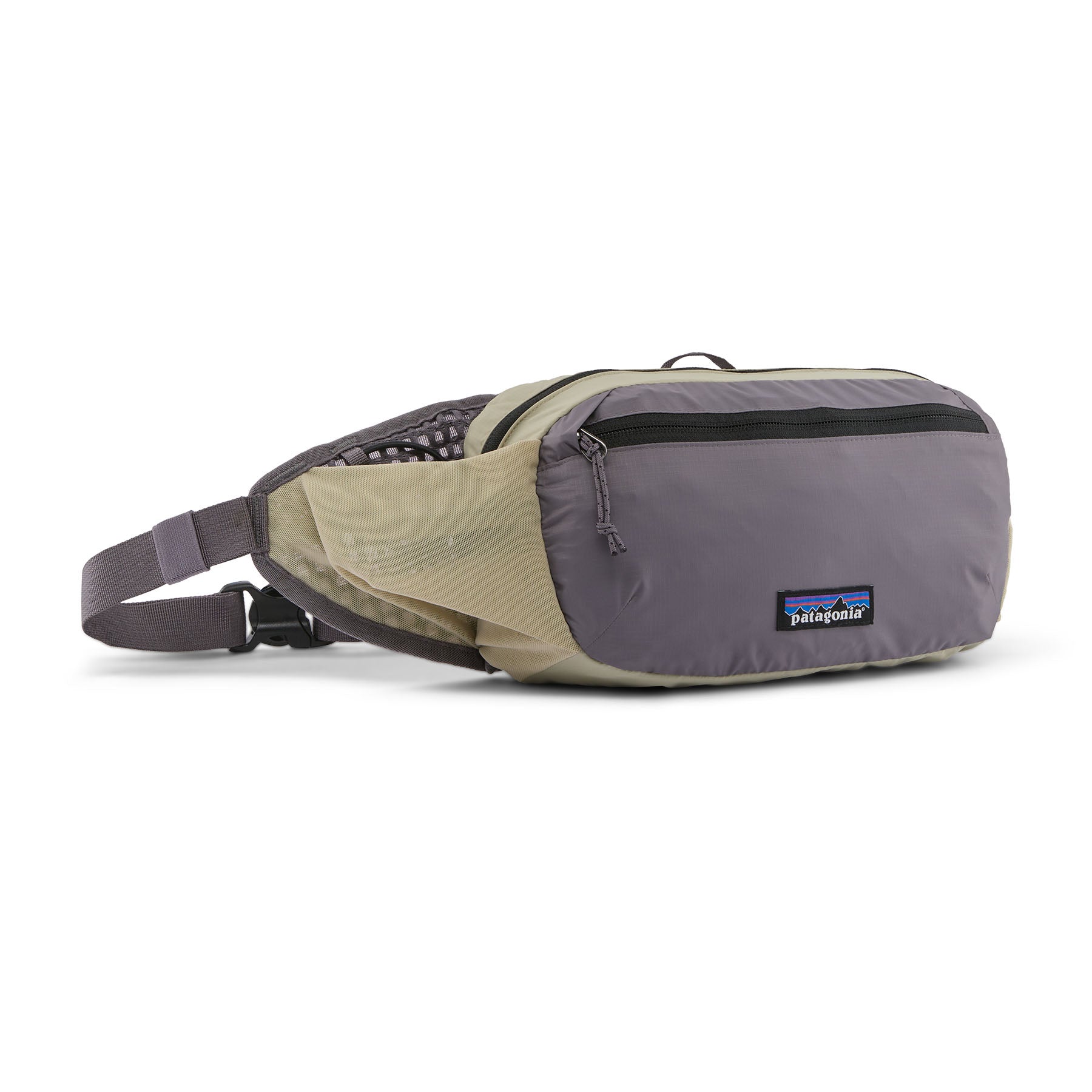 Patagonia Terravia Hip Pack 4L in May Grey — front view