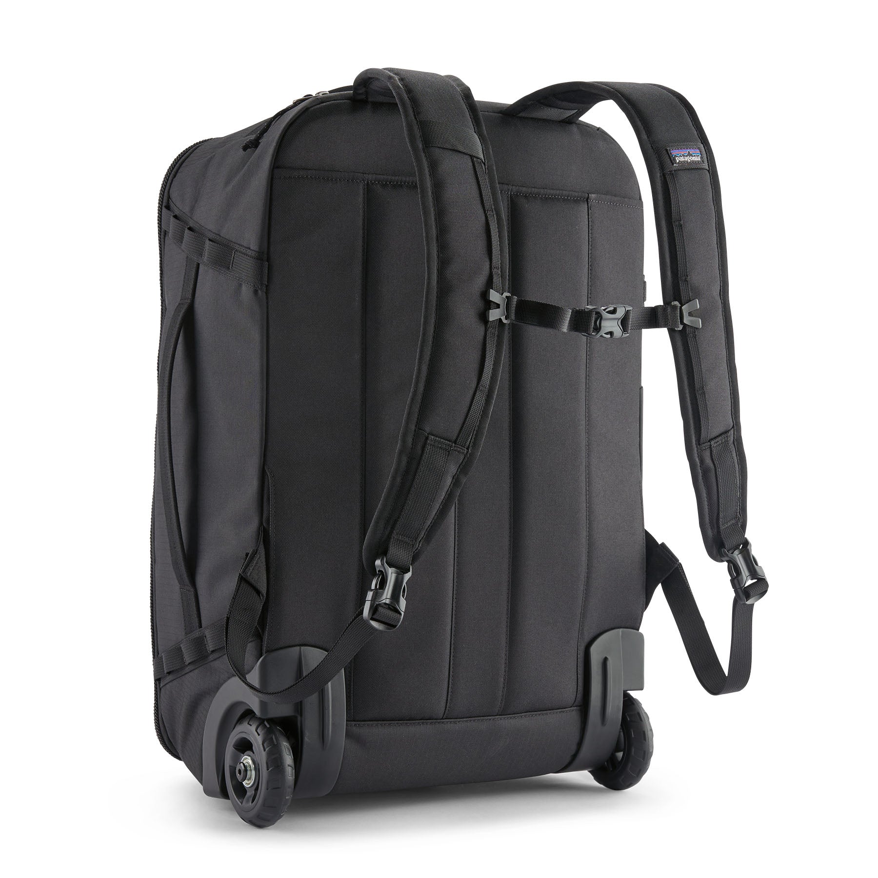 Patagonia Black Hole MLC Wheelie 34L in Black — back view 2