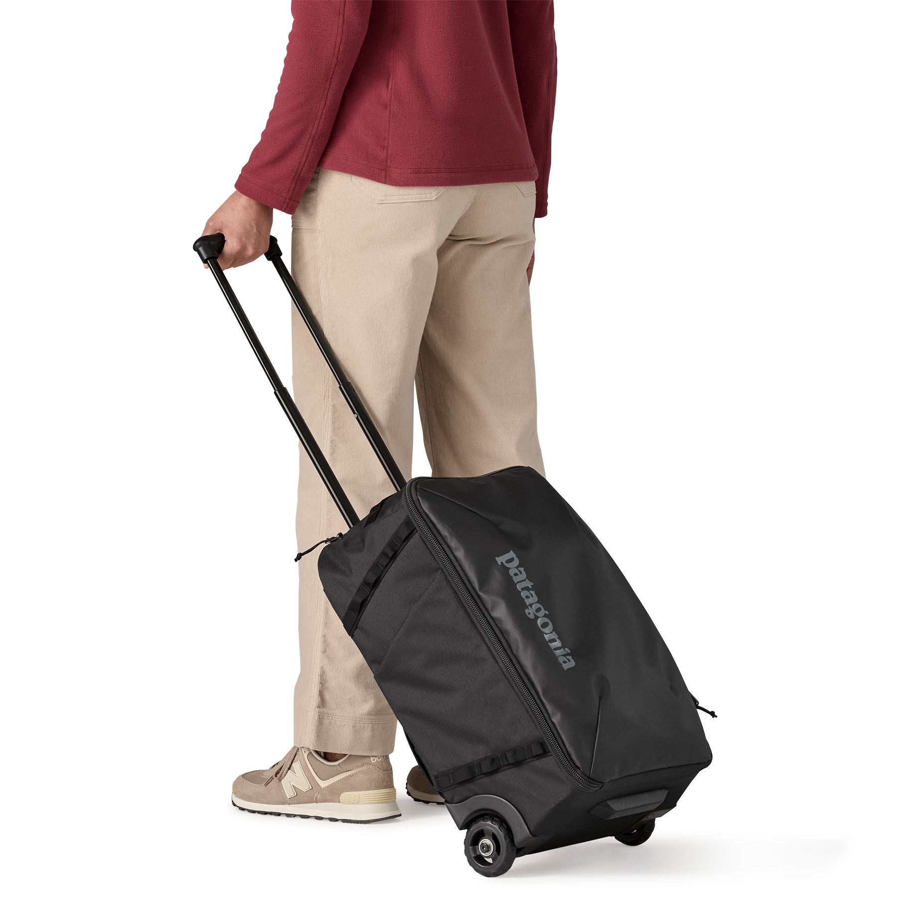 Patagonia Black Hole MLC Wheelie 34L in Black — lifestyle