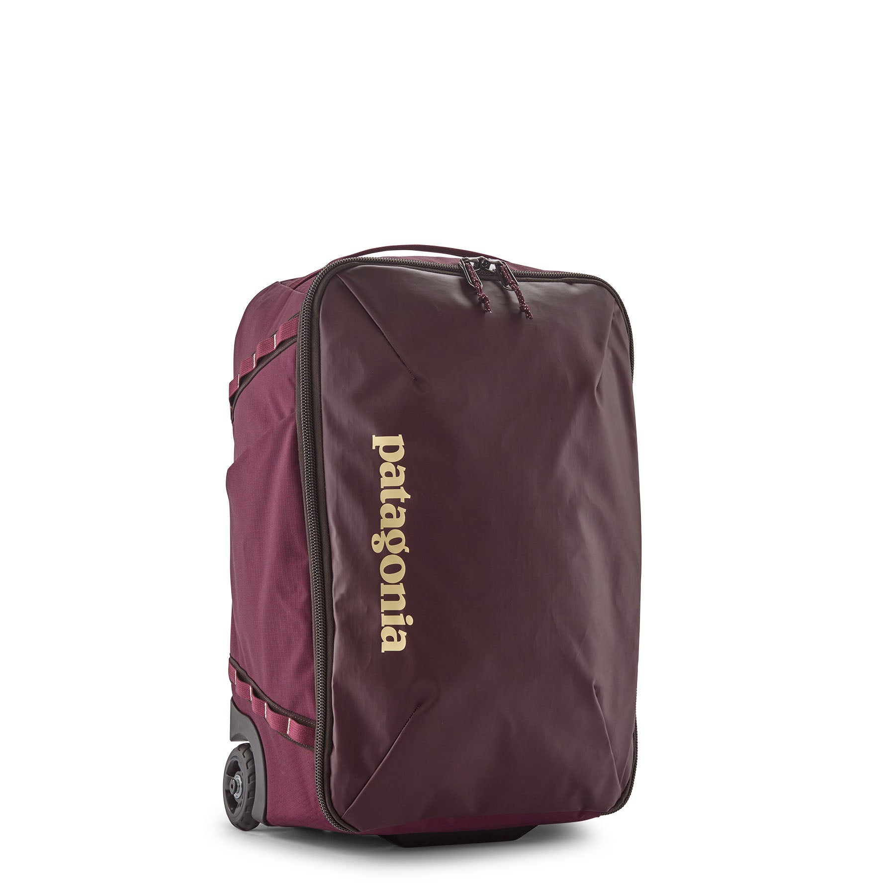 Patagonia Black Hole MLC Wheelie 34L in Berry Fig — front view
