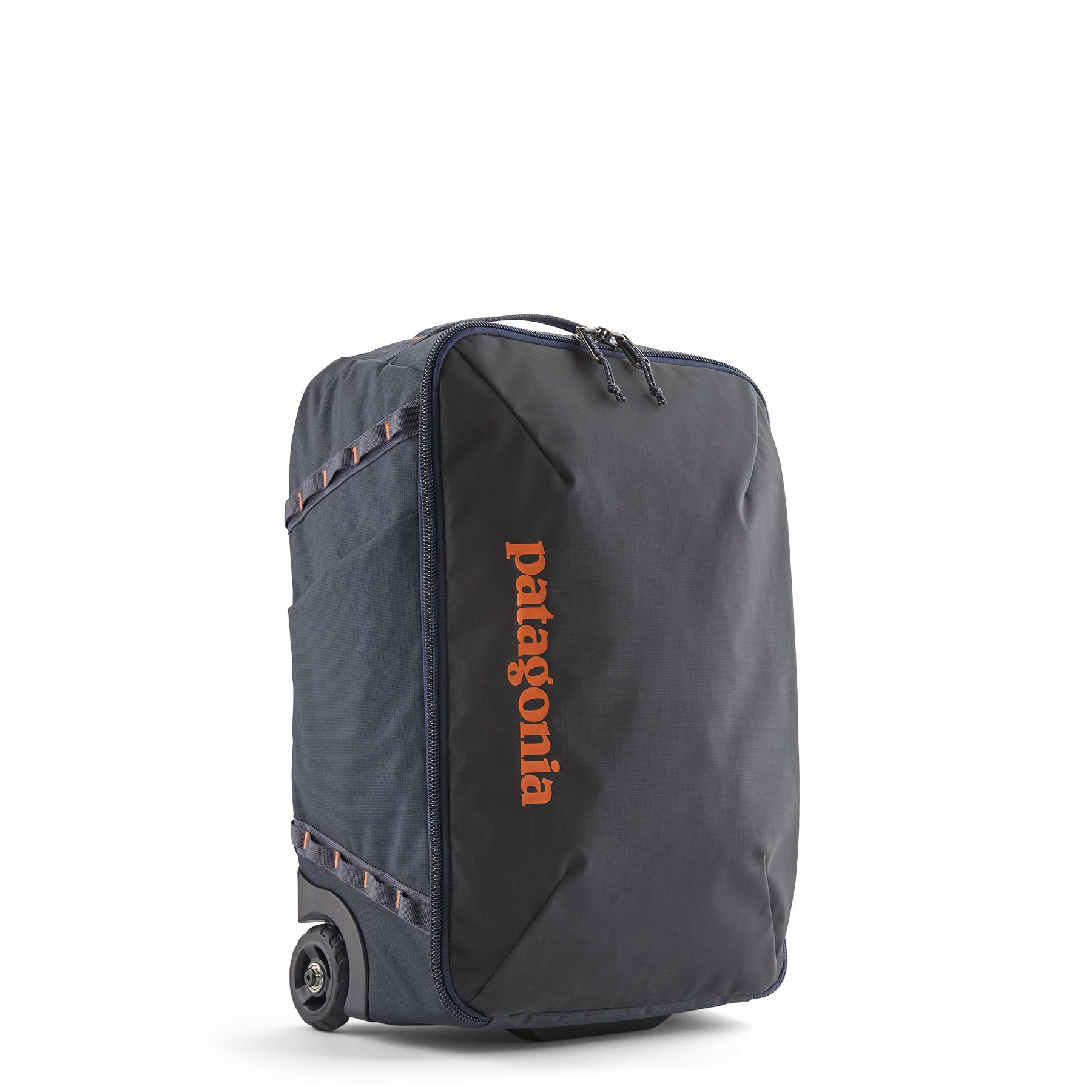 Patagonia Black Hole MLC Wheelie 34L in Smolder Blue — front view