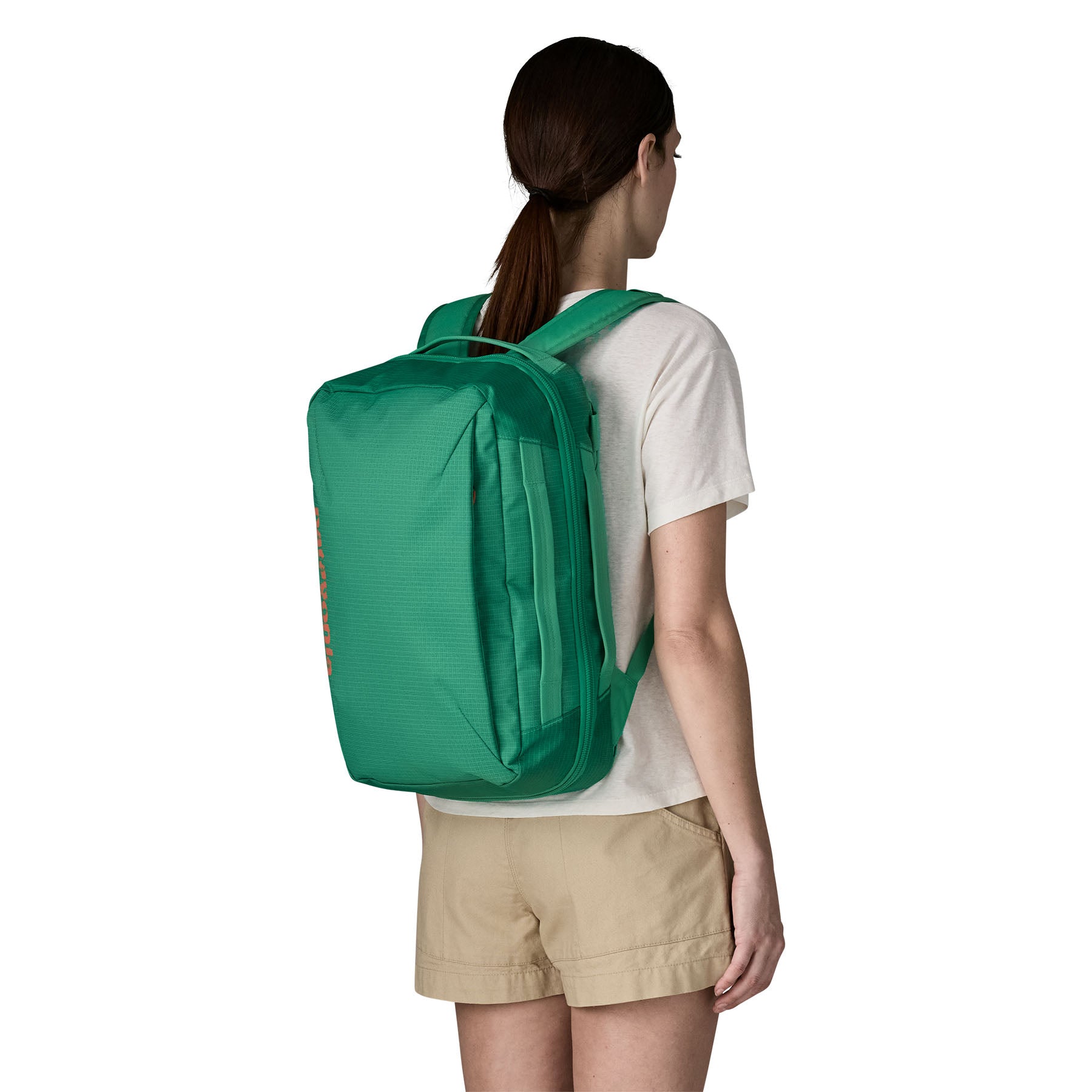 Patagonia Black Hole Micro MLC Backpack 22L in Aqua Stone — lifestyle