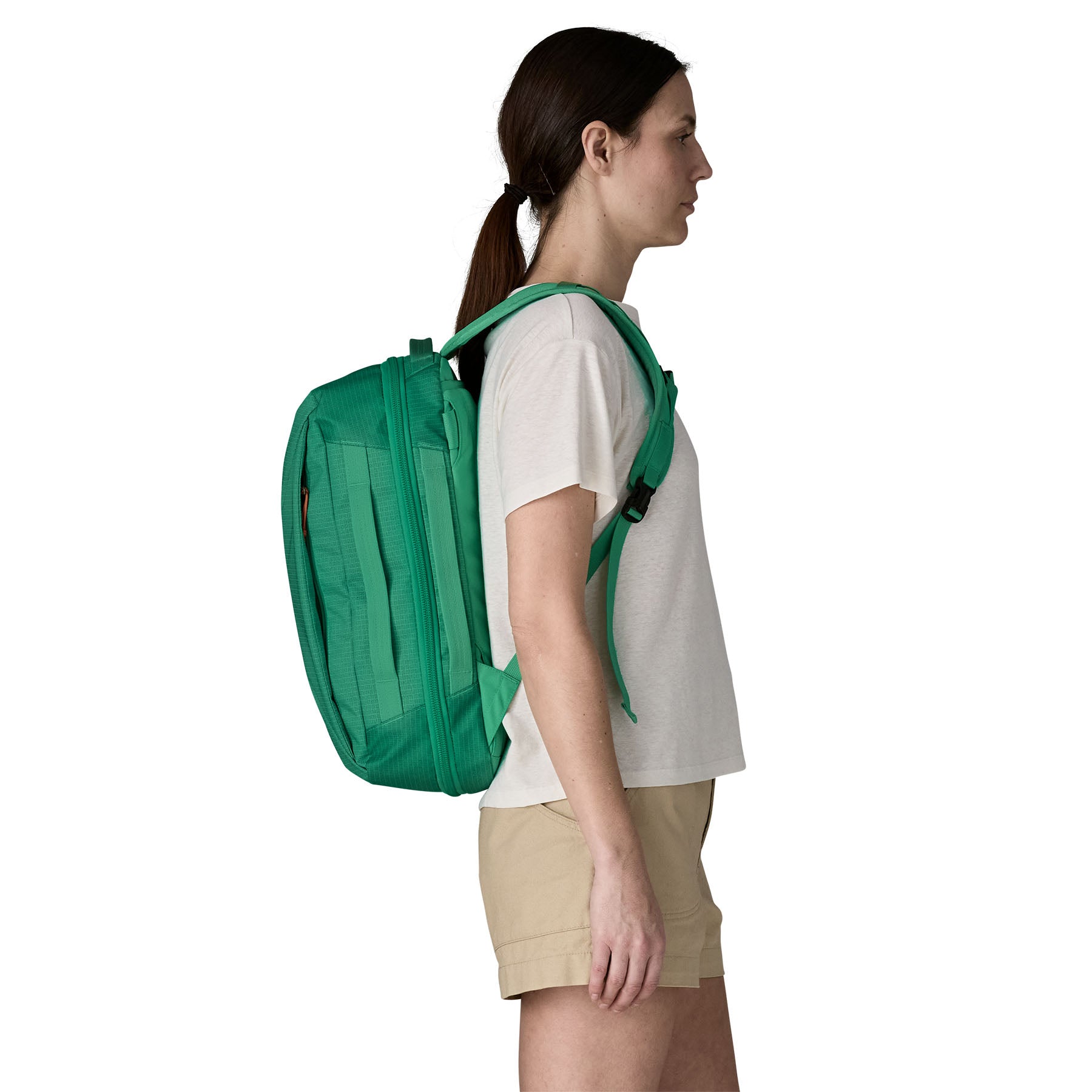 Patagonia Black Hole Micro MLC Backpack 22L in Aqua Stone — lifestyle 2
