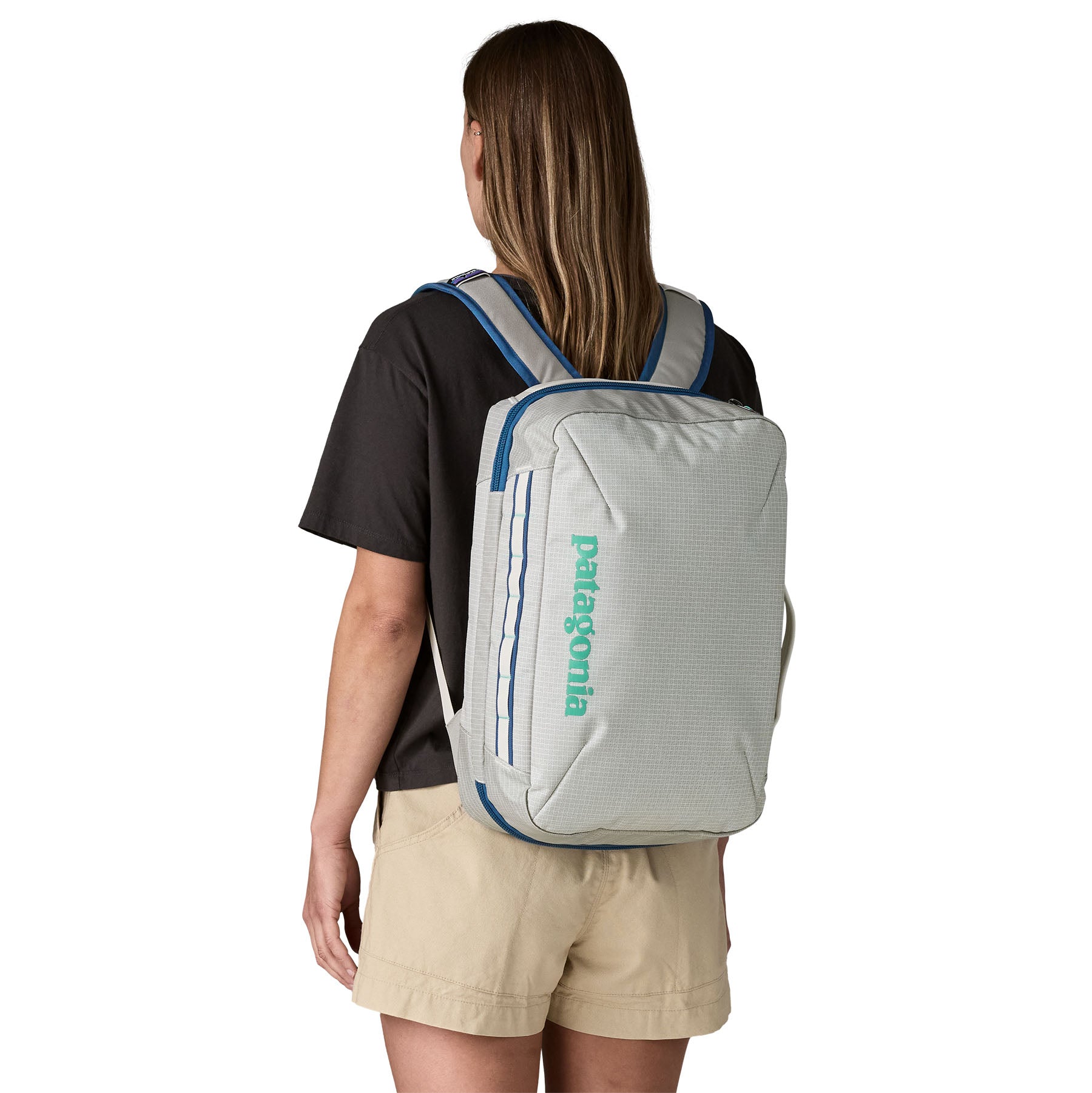 Patagonia Black Hole Micro MLC Backpack 22L in Birch White — lifestyle