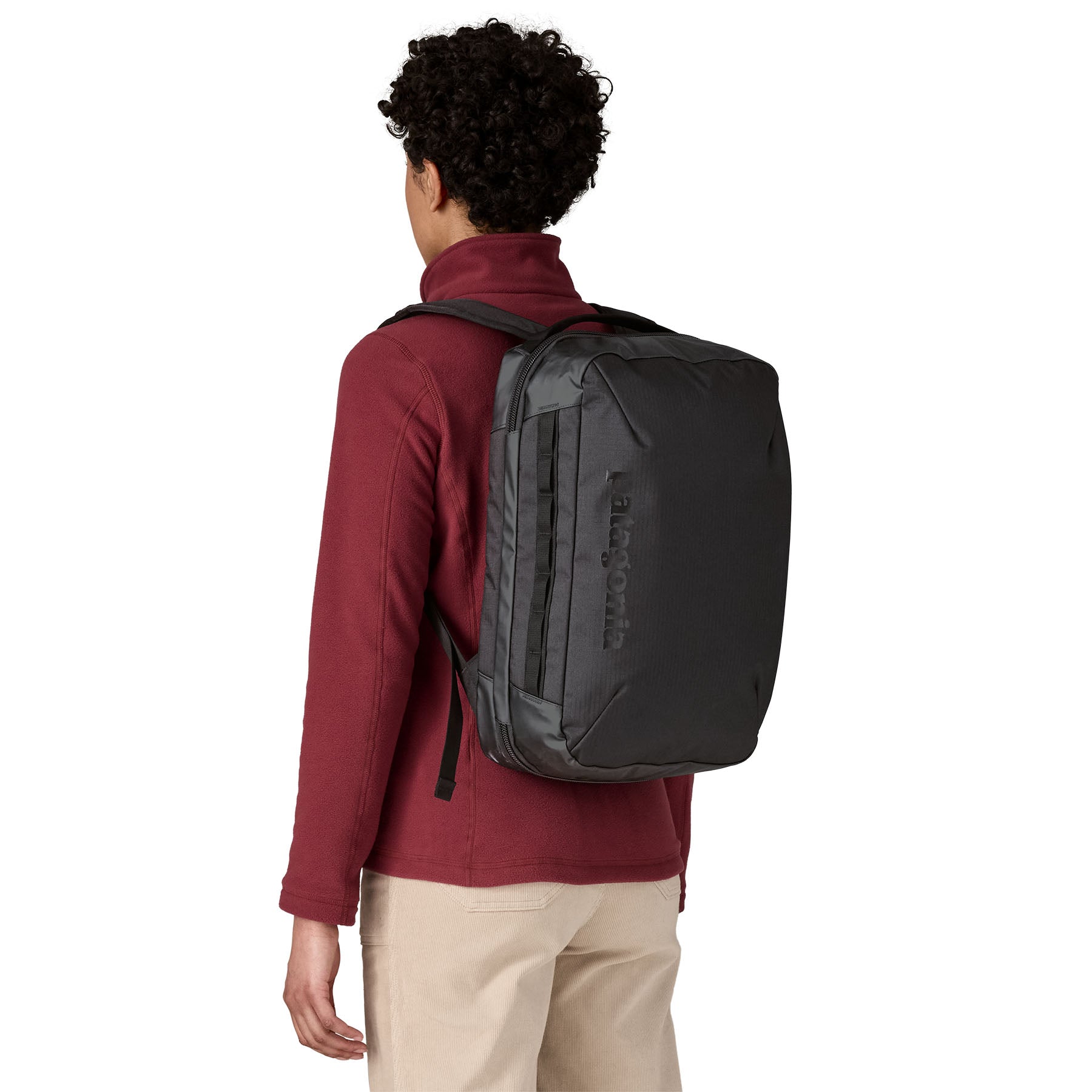 Patagonia Black Hole Micro MLC Backpack 22L in Black — lifestyle
