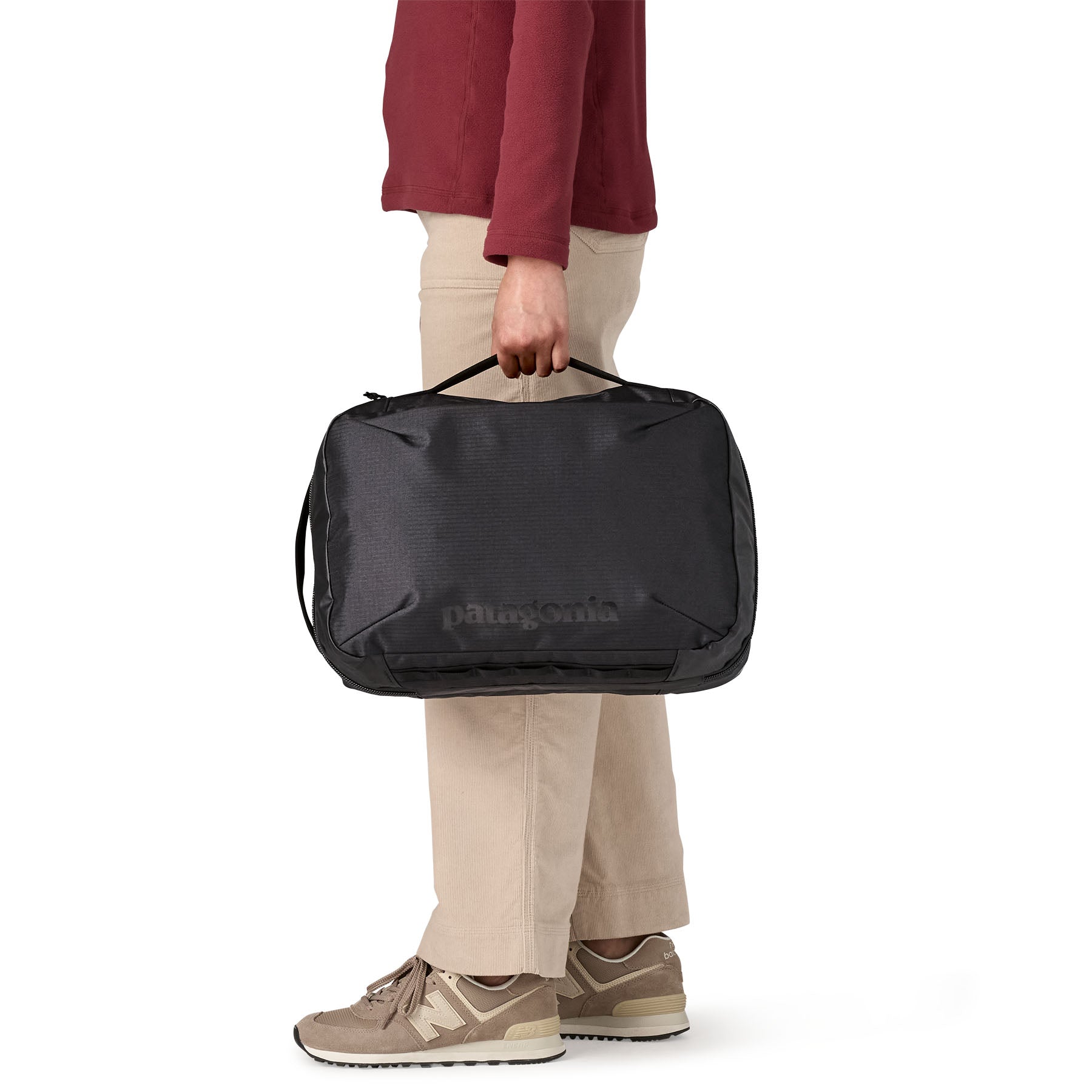 Patagonia Black Hole Micro MLC Backpack 22L in Black — lifestyle 2