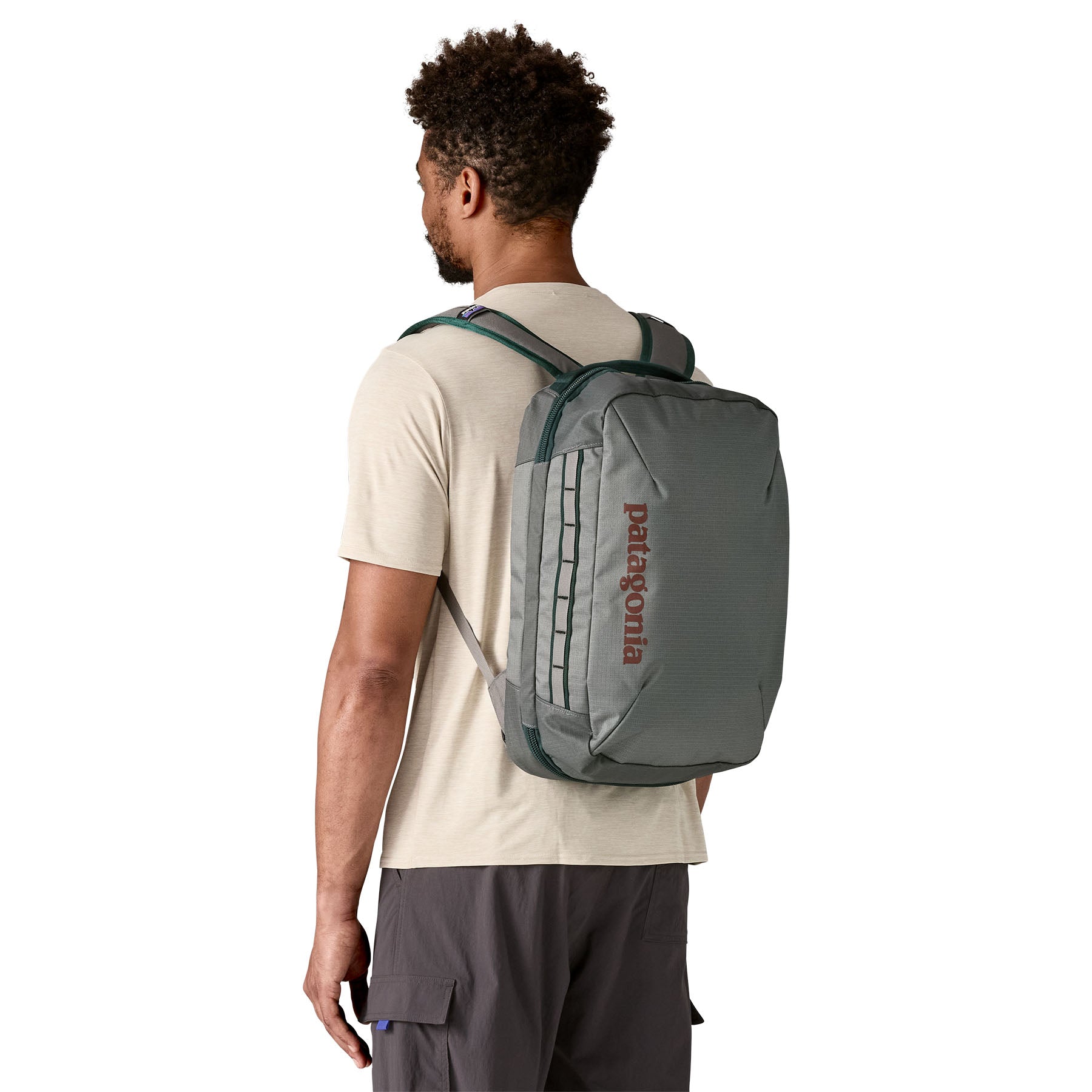 Patagonia Black Hole Micro MLC Backpack 22L in Noble Grey — lifestyle
